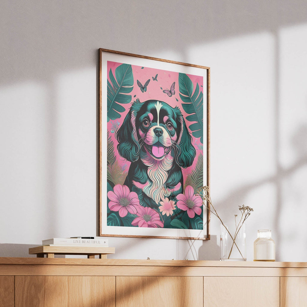 Cavalier King Charles Spaniel Flowery Dog image 6