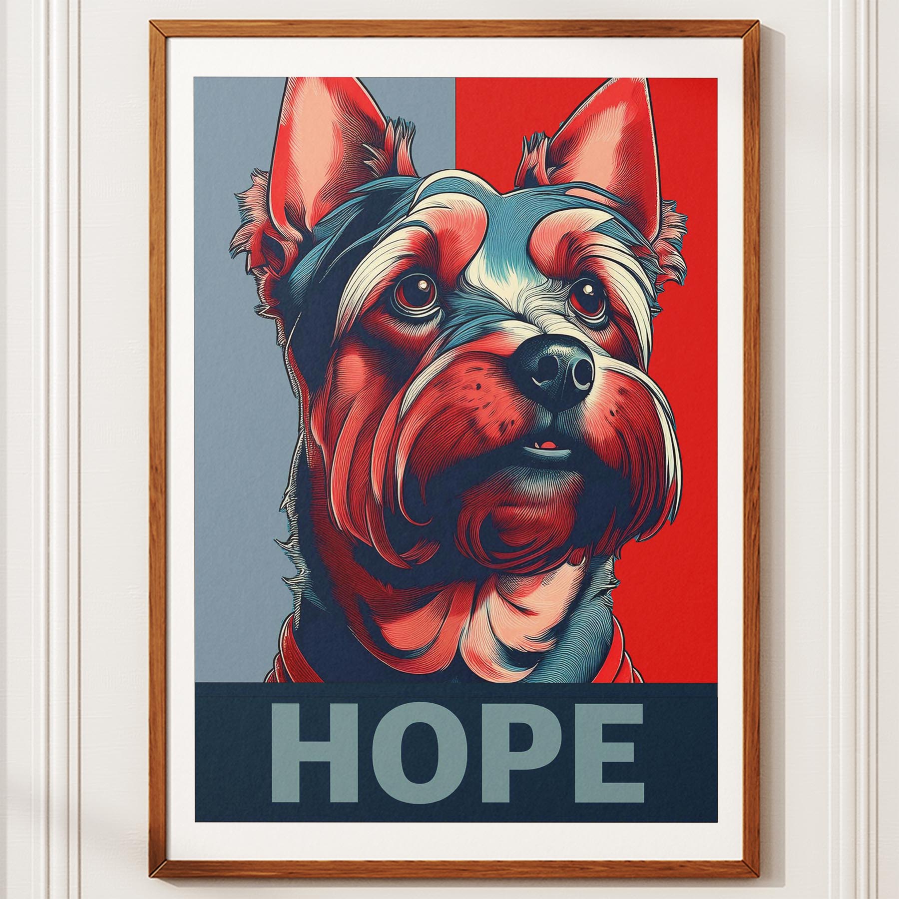 Yorkshire Terrier HOPE Series Inspired by the Obama Poster image 10