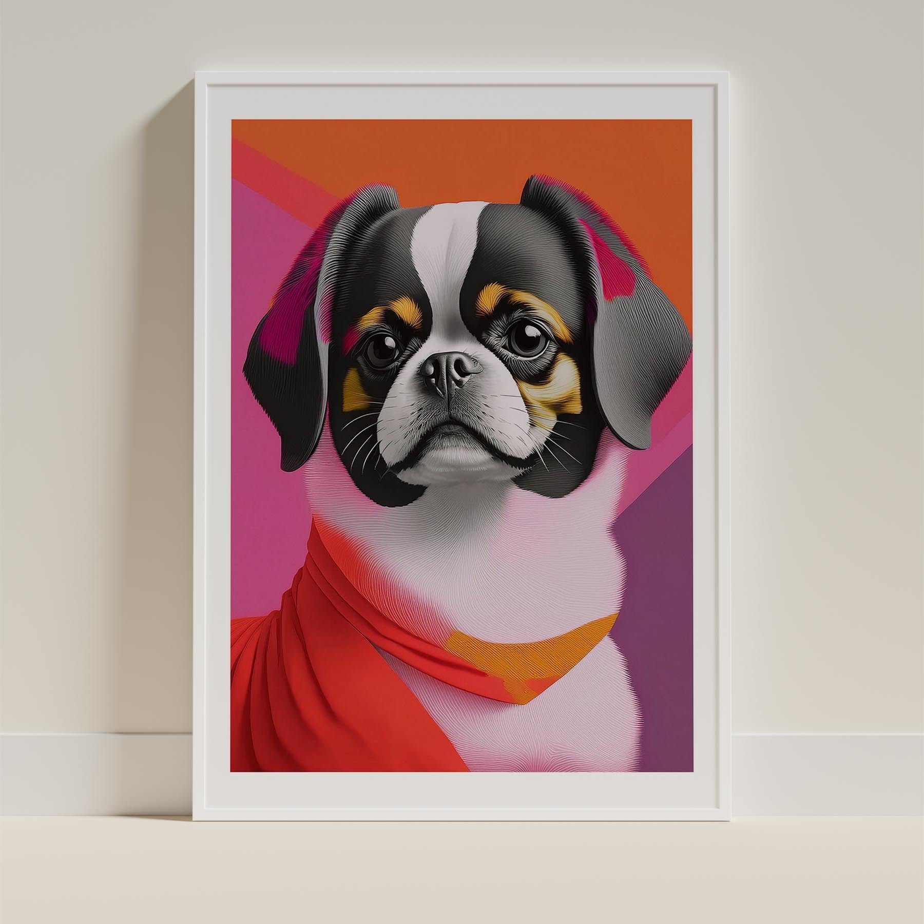 Japanese Chin Modern Pop Dog Series image 9