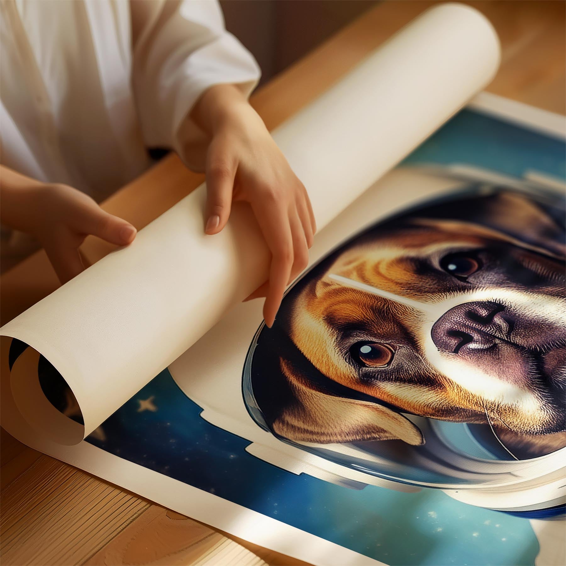 Boxer Astronaut Dog Series image 1