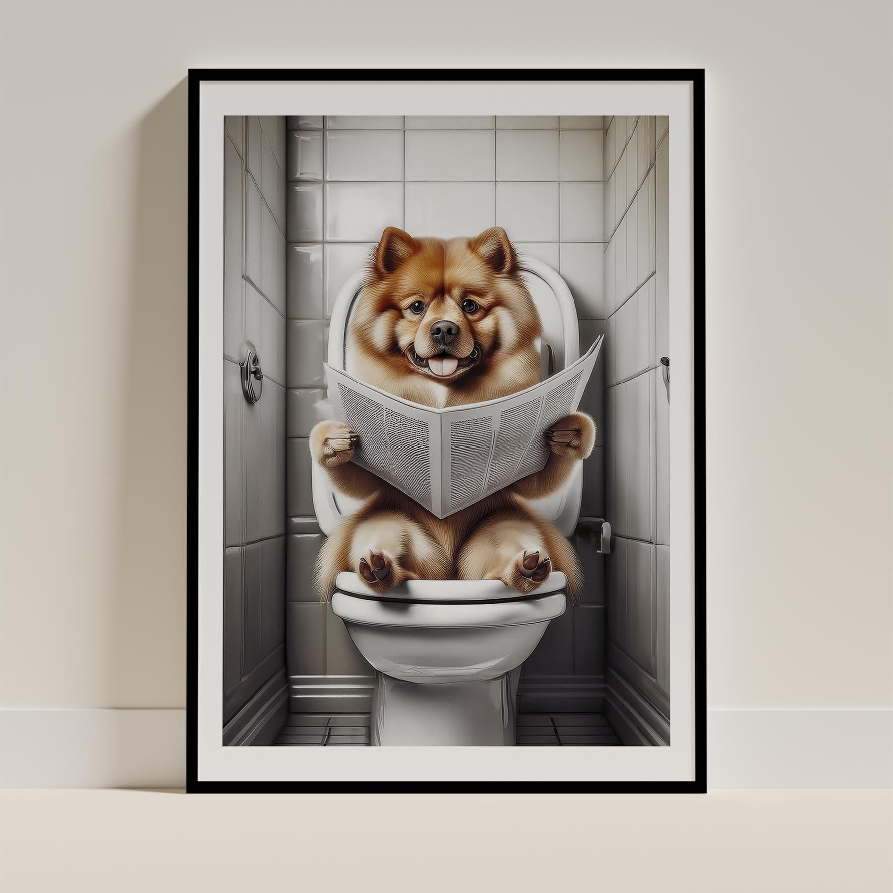 Chow Chow Toilet Humour Dog Series image 0