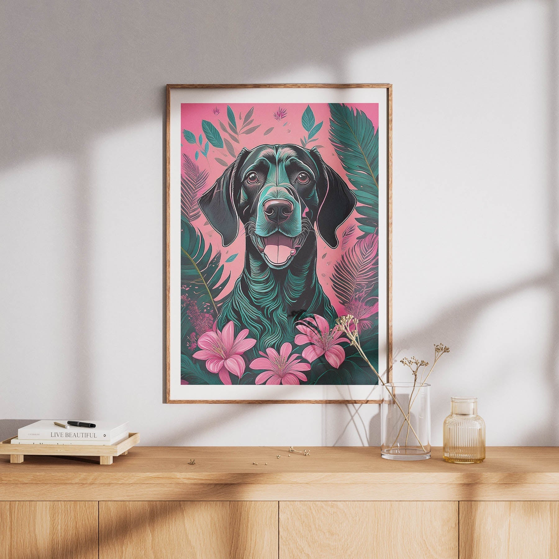 German Pointer Flowery Dog image 8
