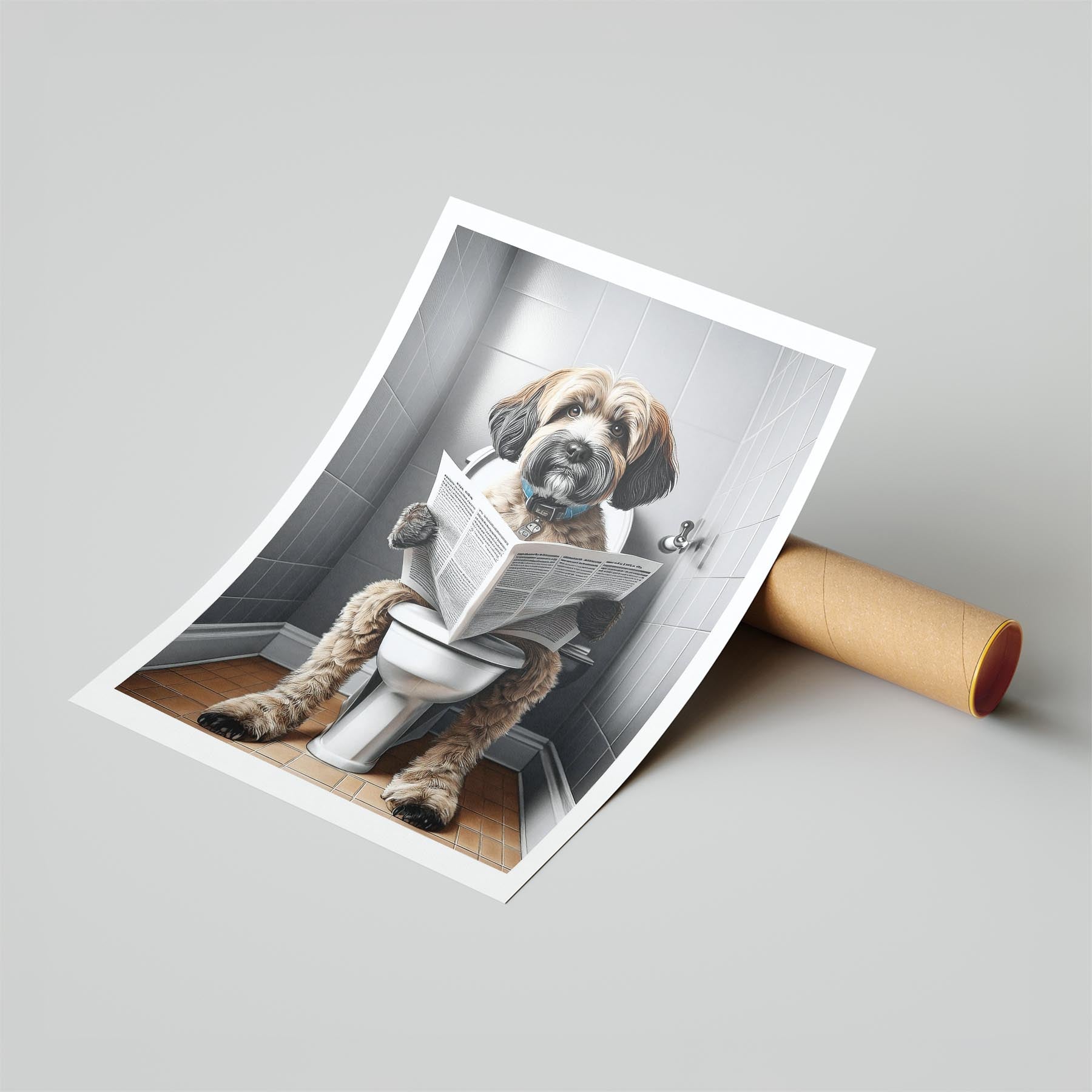 Cavoodle Toilet Humour Dog Series 6 image 6