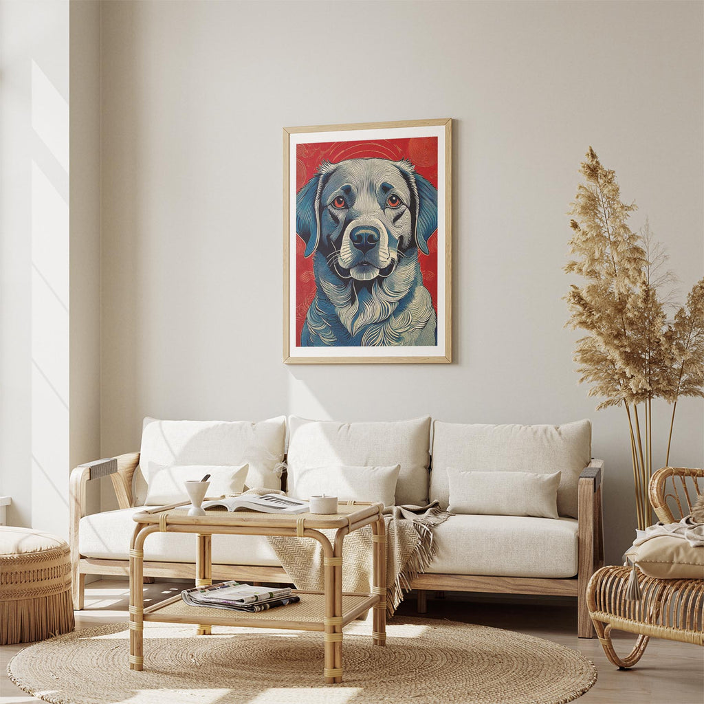 Labrador Retriever Hokusai Japanese Inspired Dog Series 3 image 2