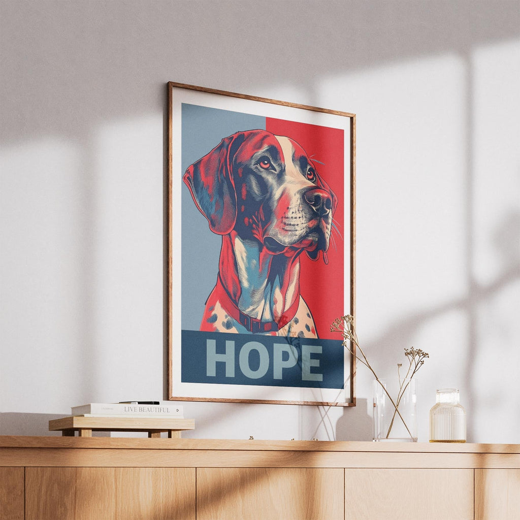 German Pointer HOPE Series Inspired by the Obama Poster image 5