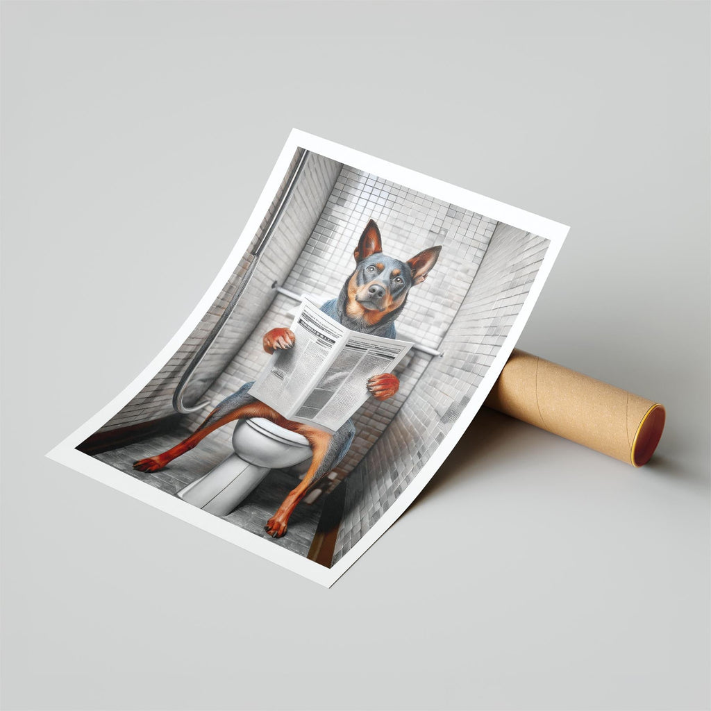 Cattle Dog Toilet Humour Dog Series 1 image 6