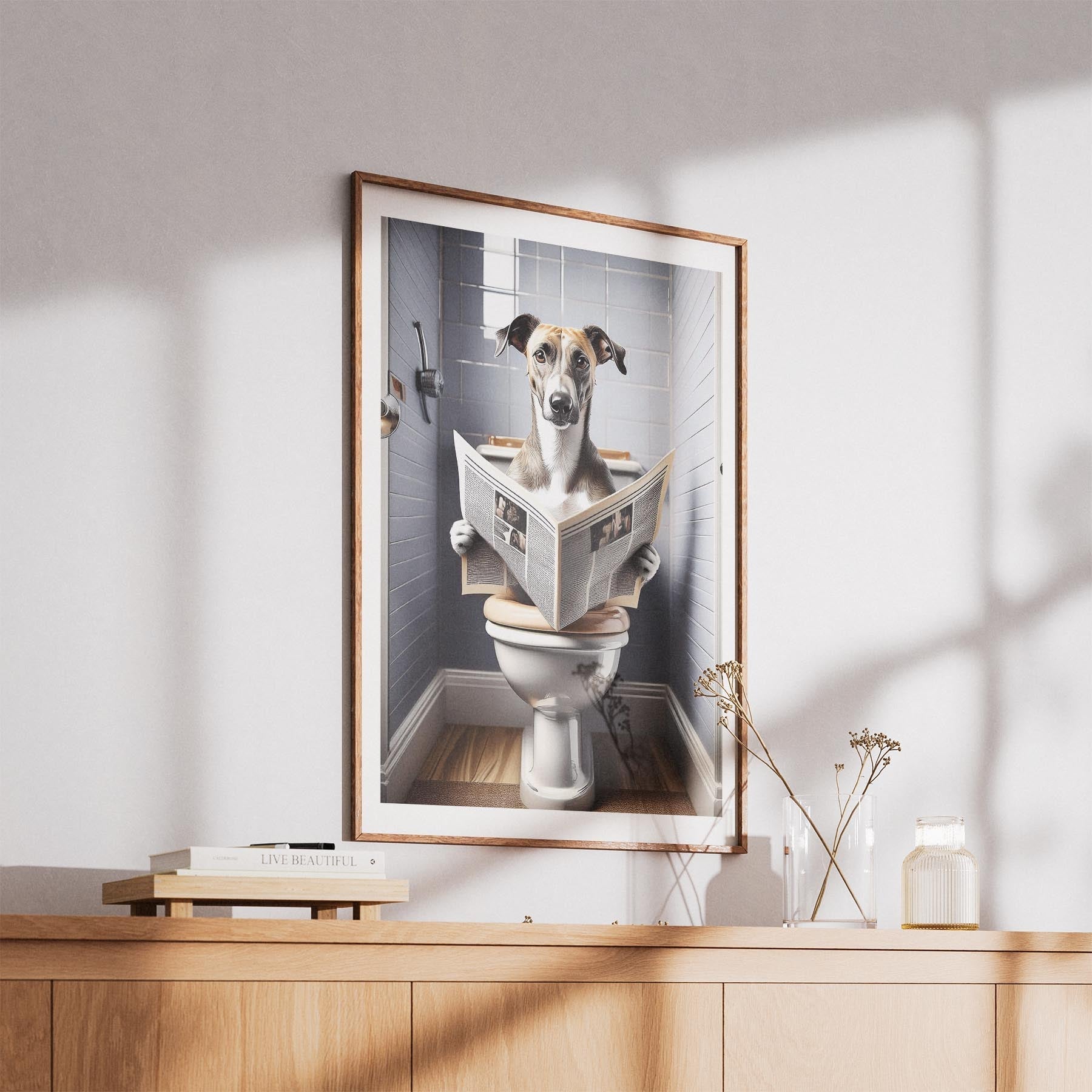 Greyhound Toilet Humour Dog Series 1 image 5