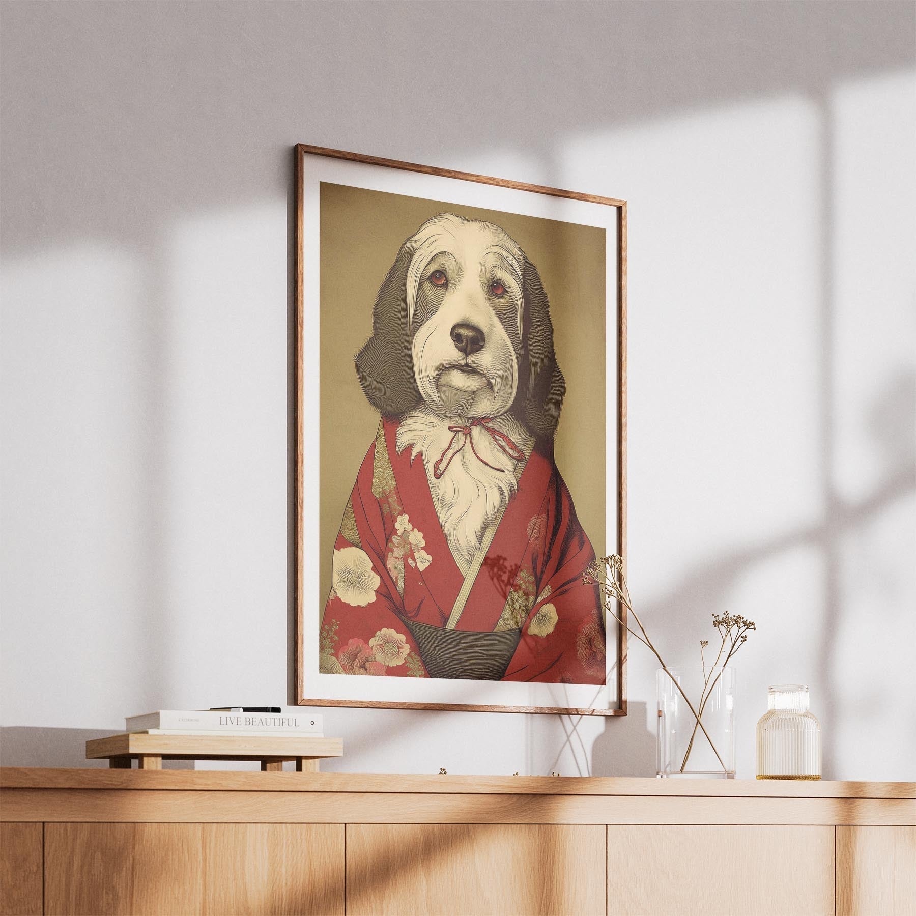 Old English Sheepdog Japanse Kimono Dog Series image 5