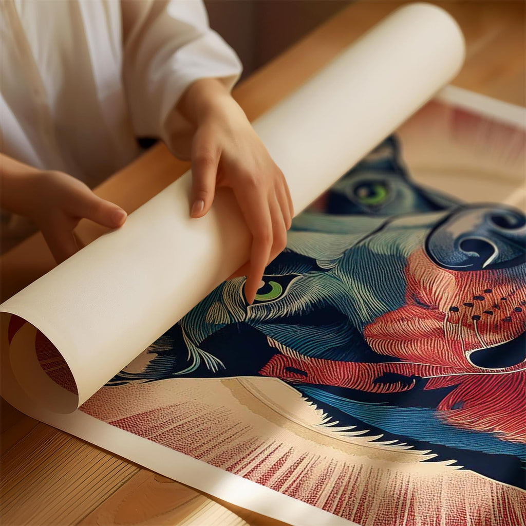 Doberman Hokusai Japanese Inspired Dog Series 1 image 1