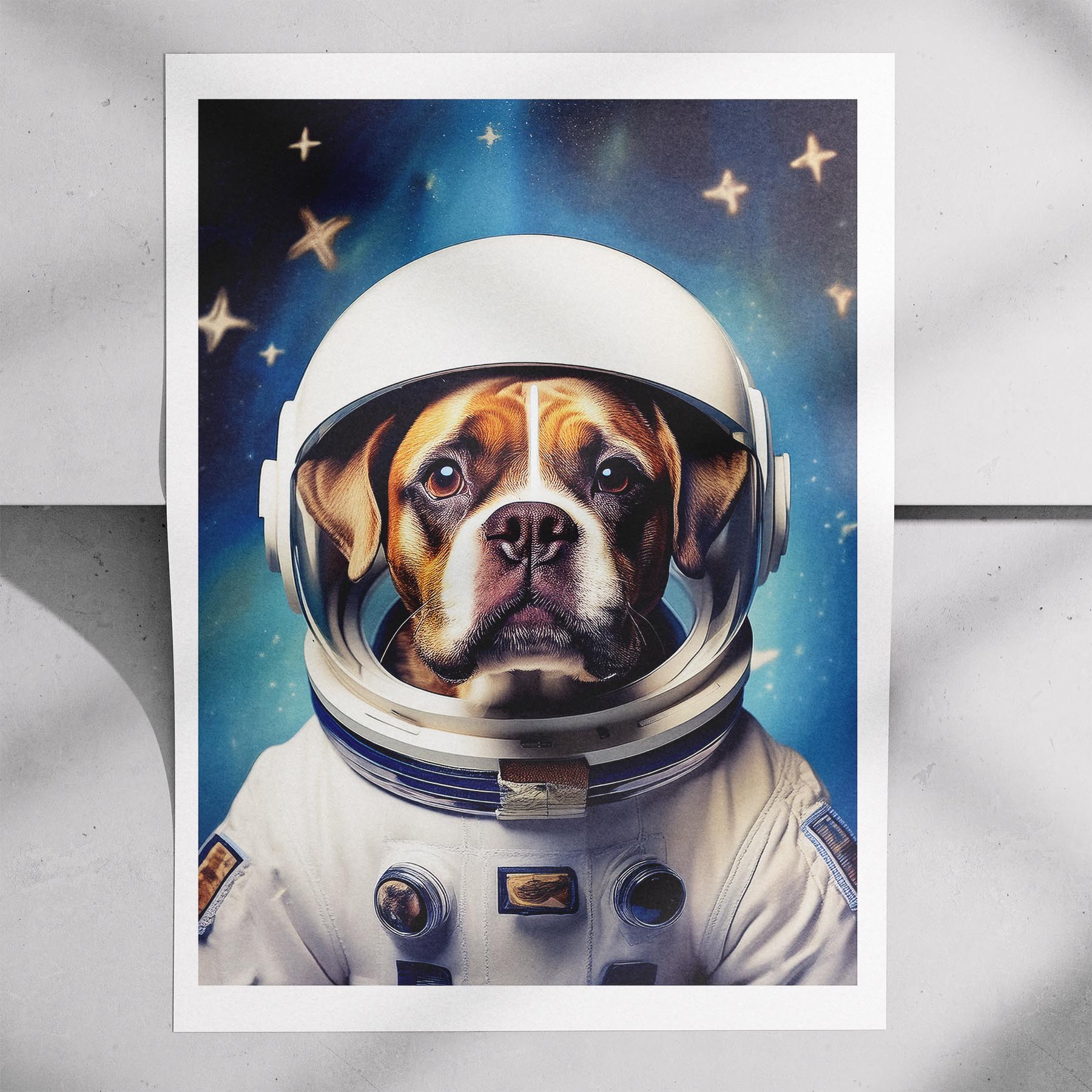 Boxer Astronaut Dog Series image 7
