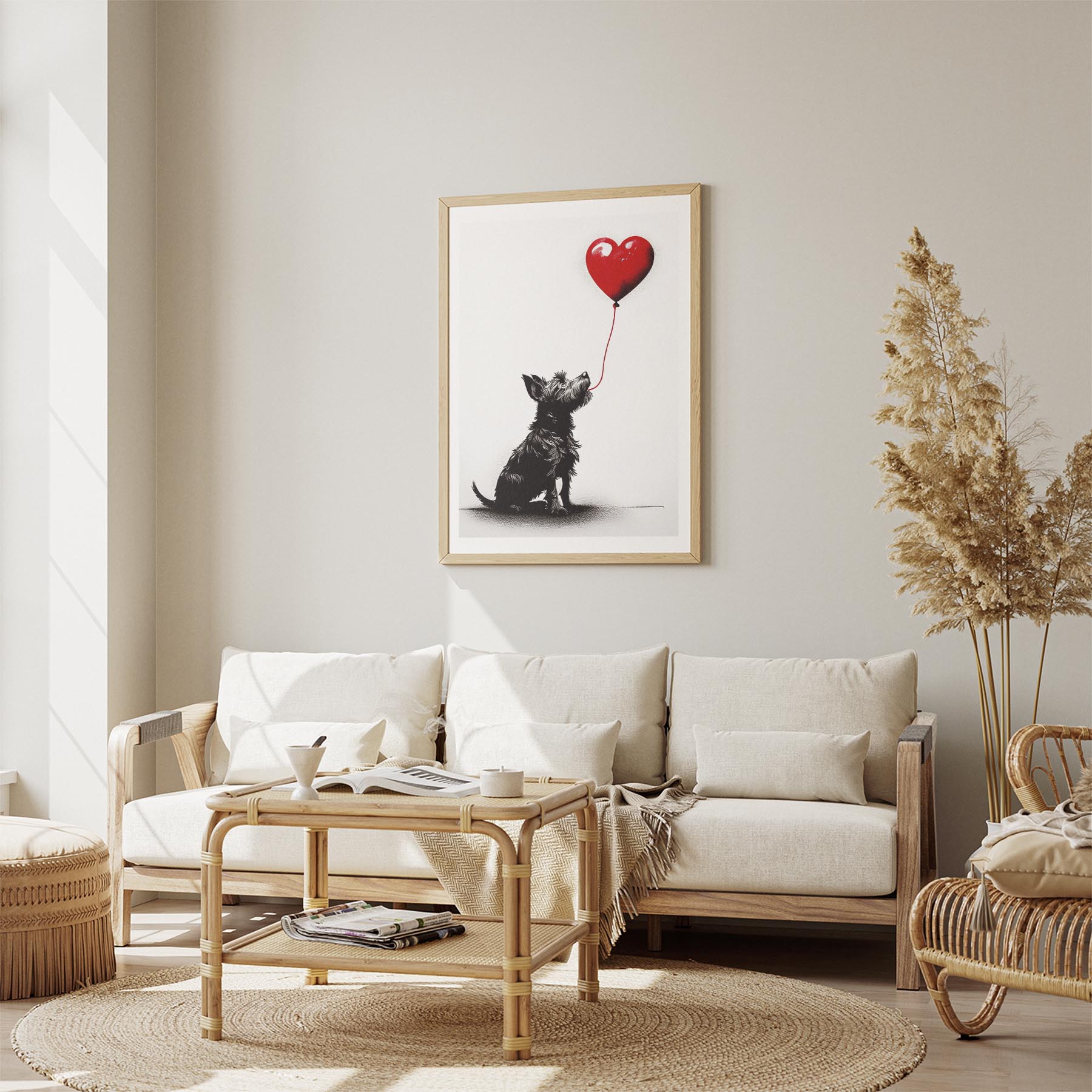 Australian Terrier DOGSY Series inspired by the Art of Banksy image 2