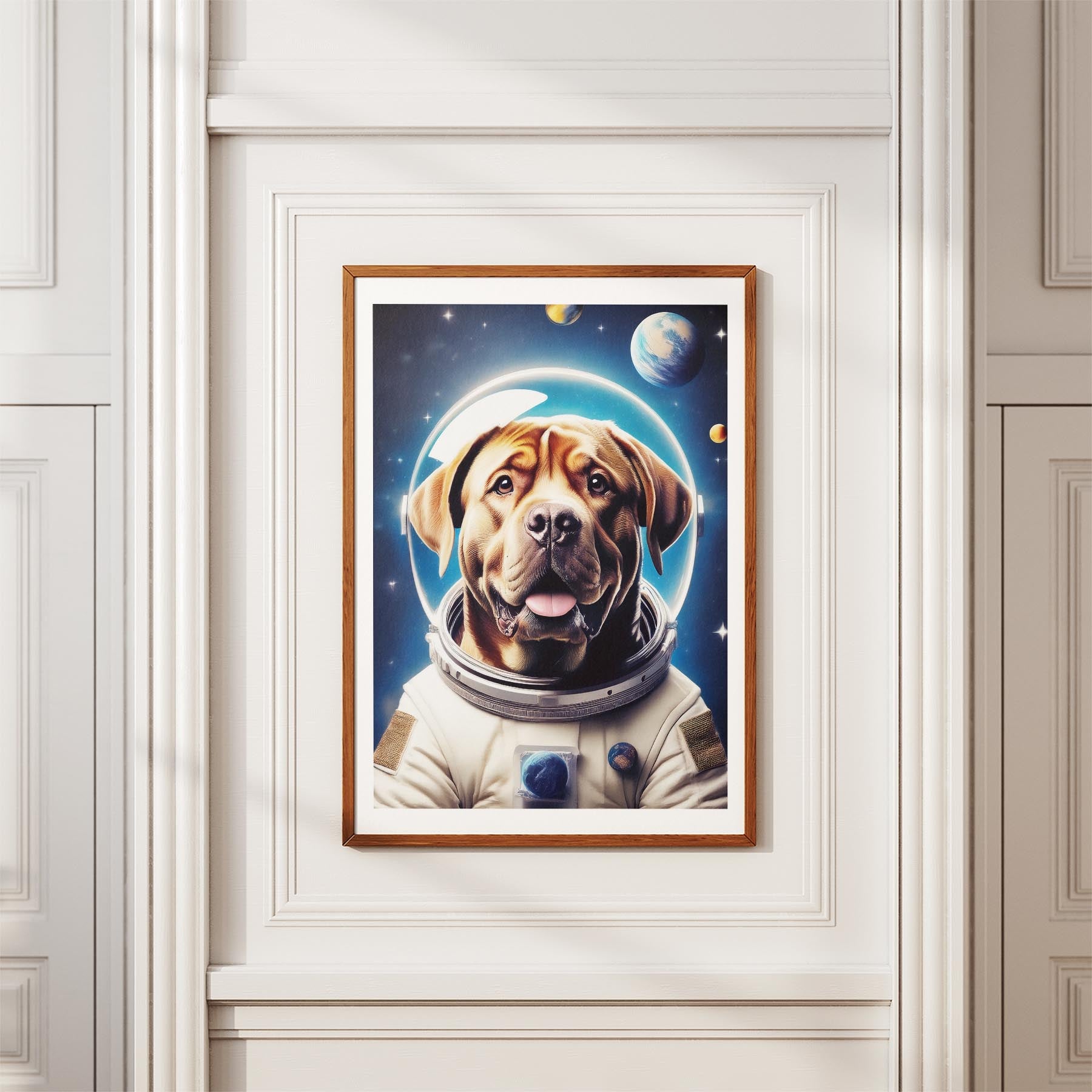 Neapolitan Mastiff Astronaut Dog Series image 3