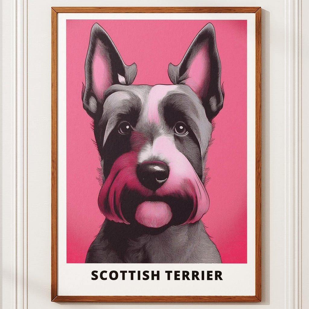 Scottish Terrier Pink and Black Dog Series 1 image 10