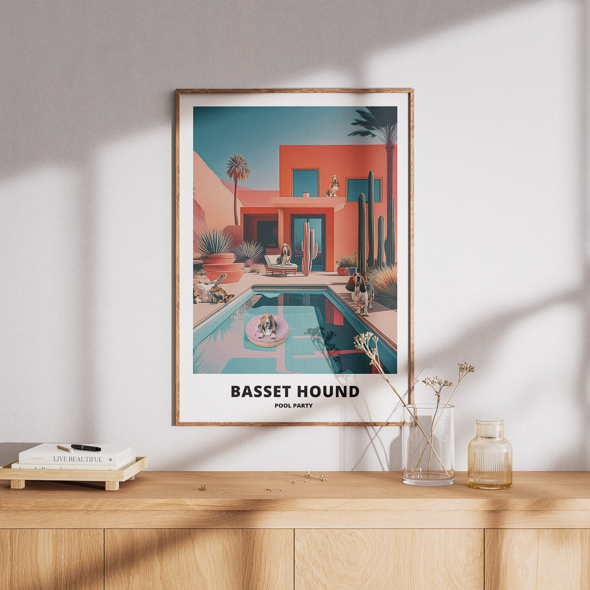 Basset Hound Pool Party image 8