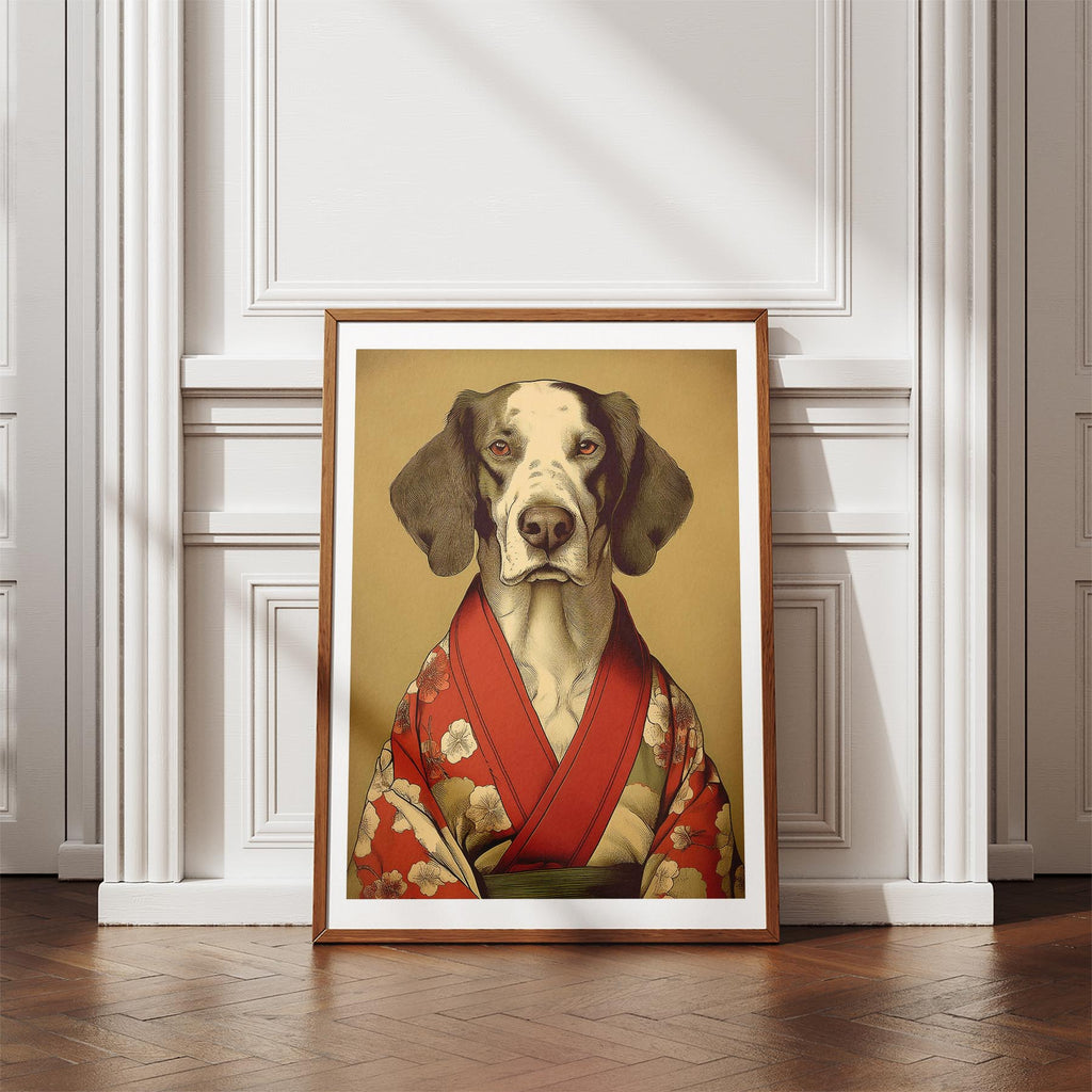 English Setter Japanse Kimono Dog Series image 4