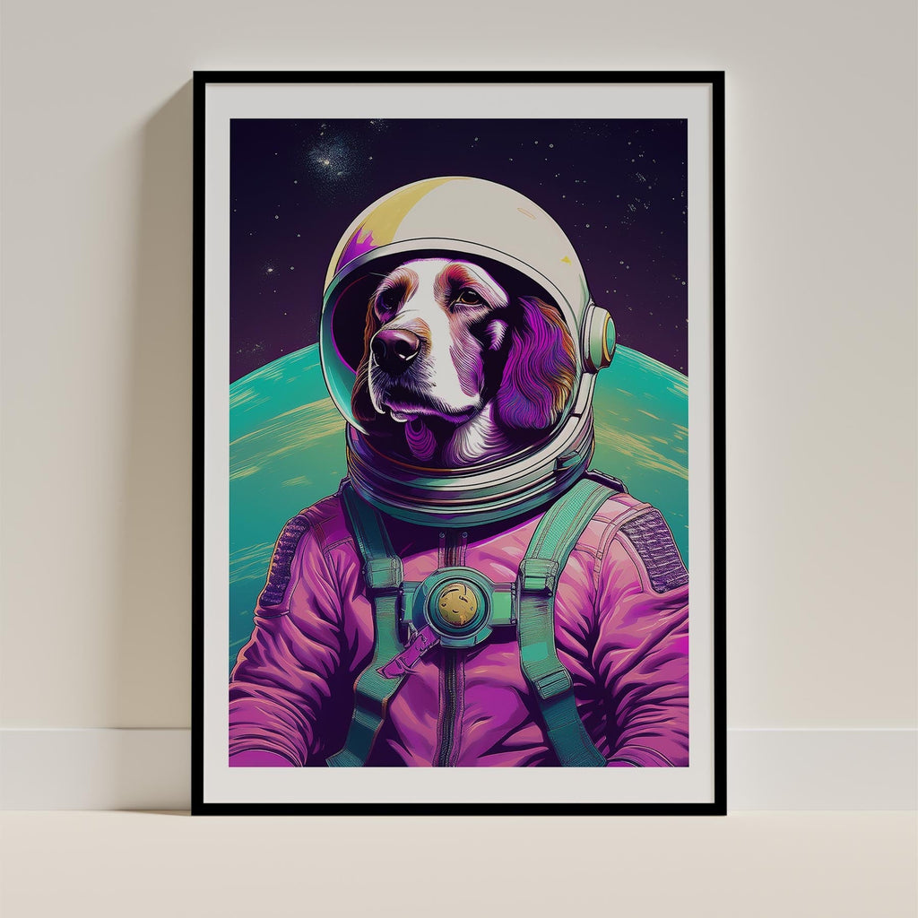 English Setter Space Dogs Series image 0