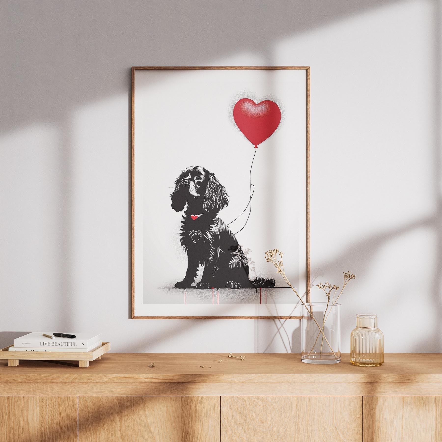 Cavalier Spaniel DOGSY Series inspired by the Art of Banksy image 8