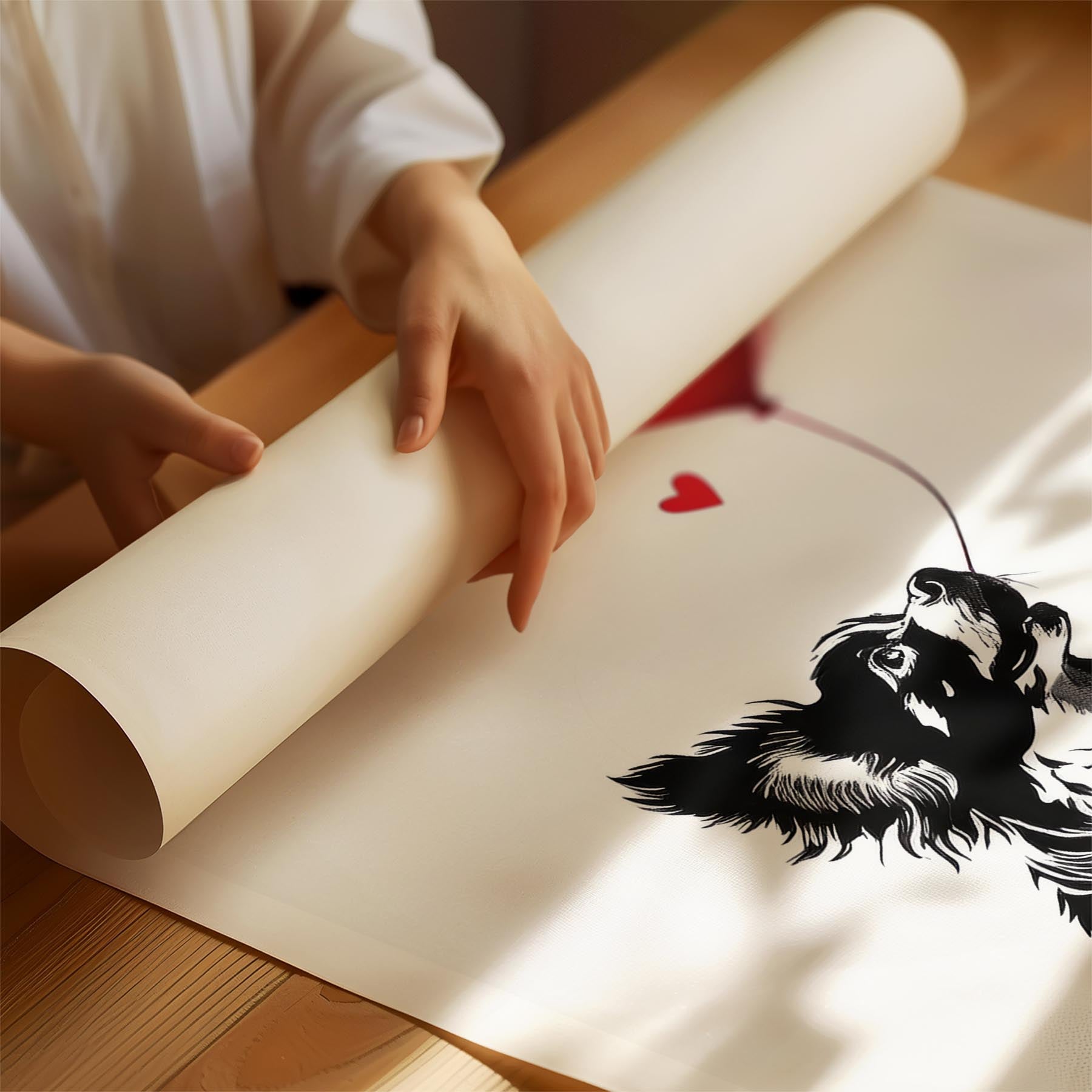 Papillon DOGSY Series inspired by the Art of Banksy image 1