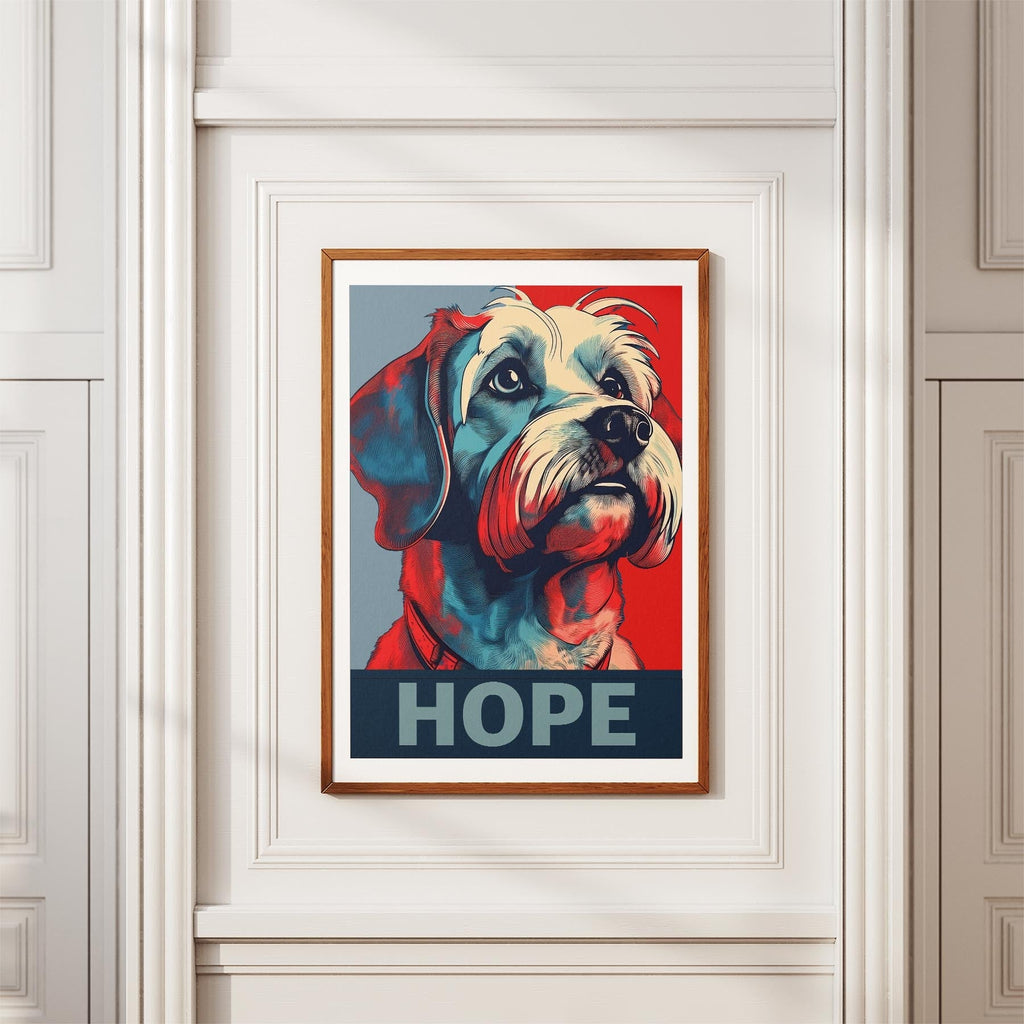 Maltese HOPE Series Inspired by the Obama Poster image 3