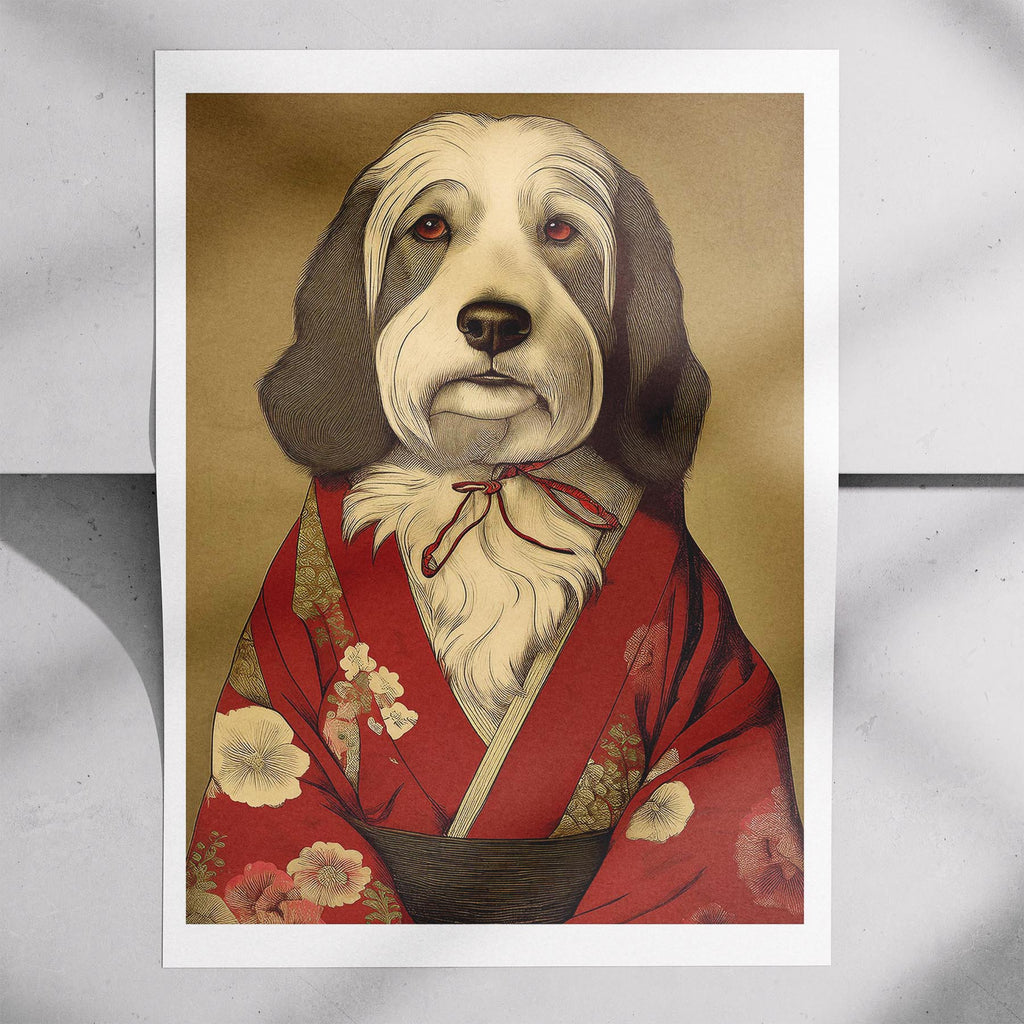 Old English Sheepdog Japanse Kimono Dog Series image 7