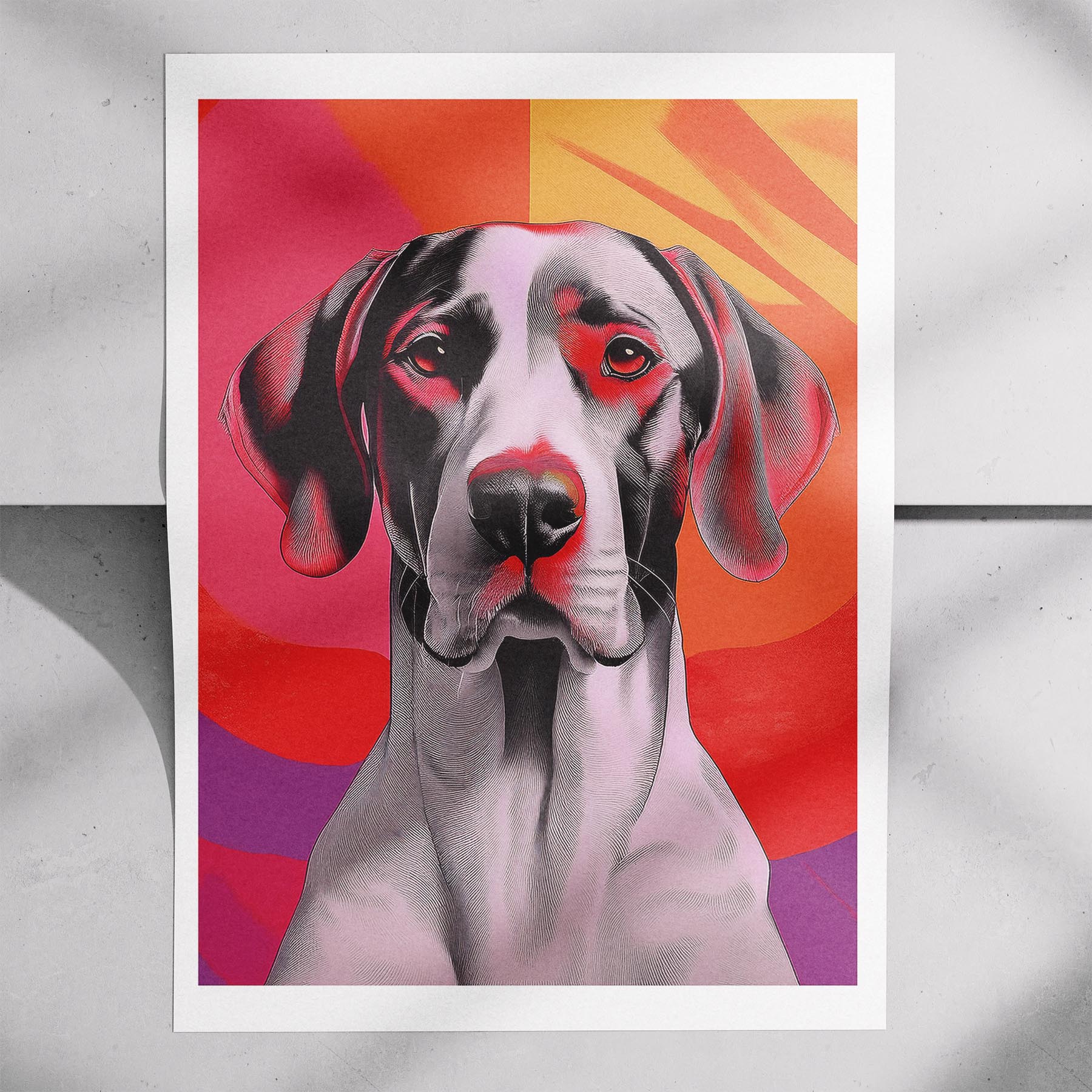 German Pointer Modern Pop Dog Series image 7
