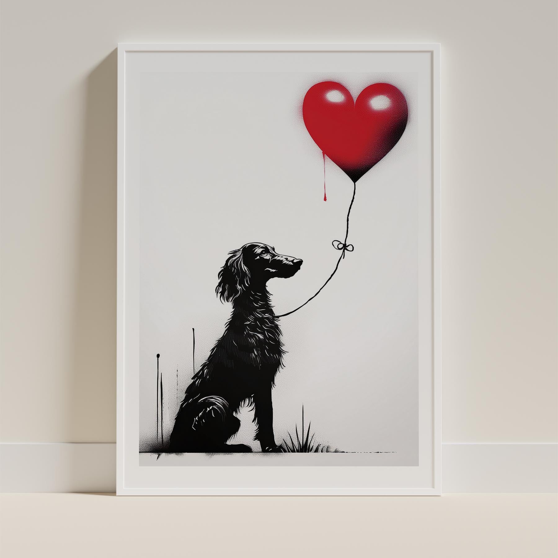 Borzoi DOGSY Series inspired by the Art of Banksy image 9