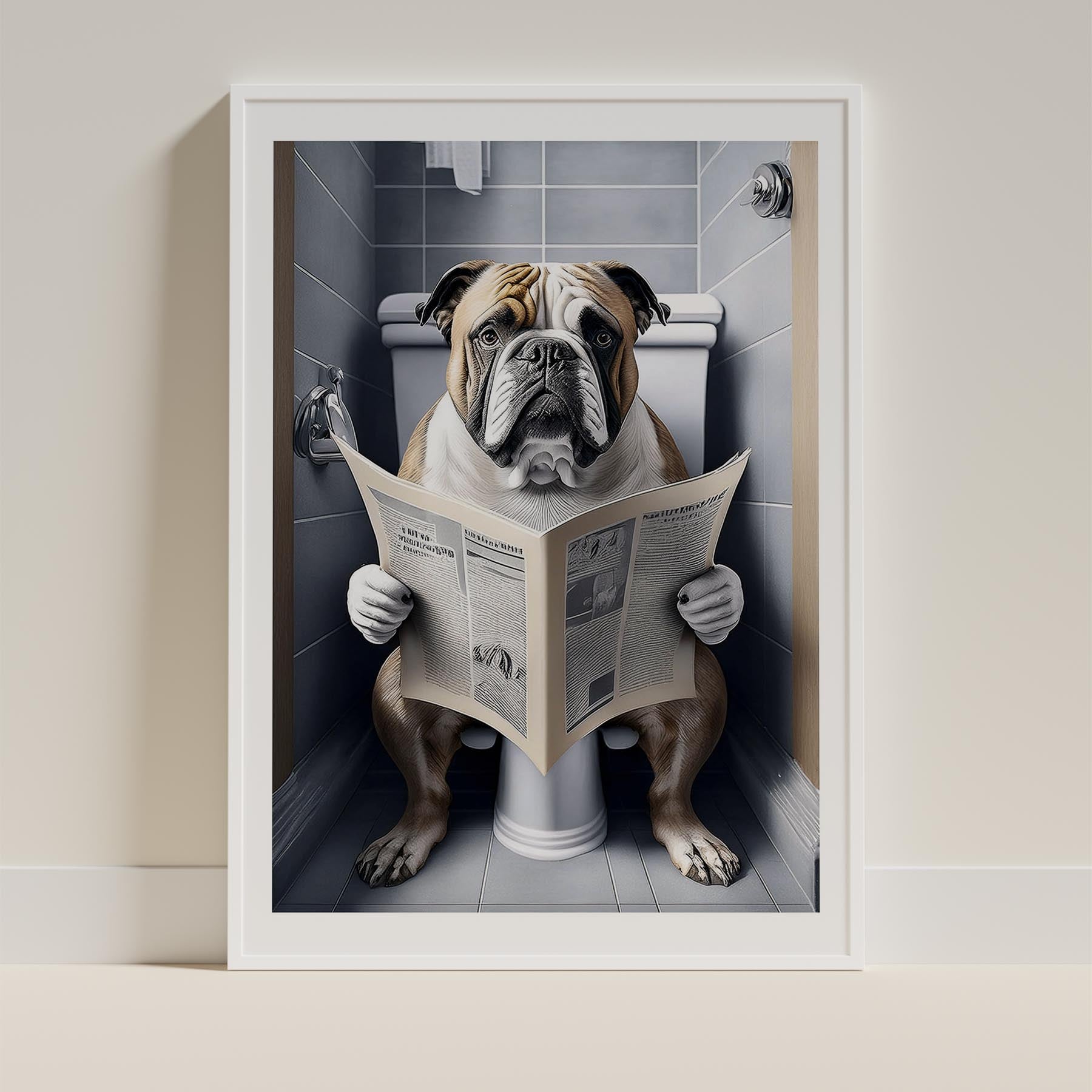 Bulldog Toilet Humour Dog Series 5 image 9