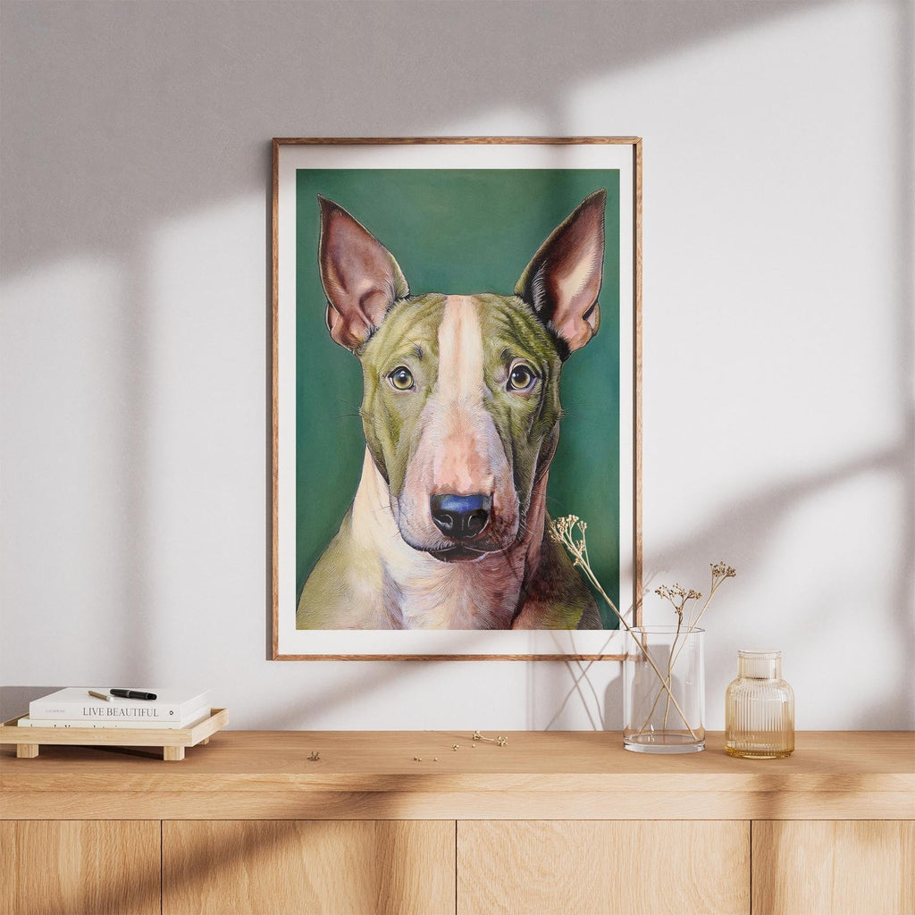 Bull Terrier Green Painted Series image 8