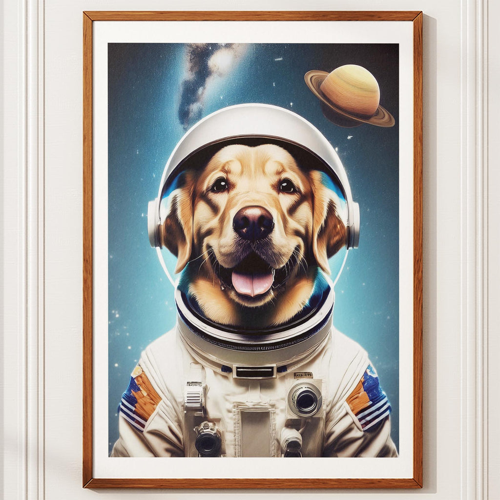 Golden Retriever Astronaut Dog Series image 10