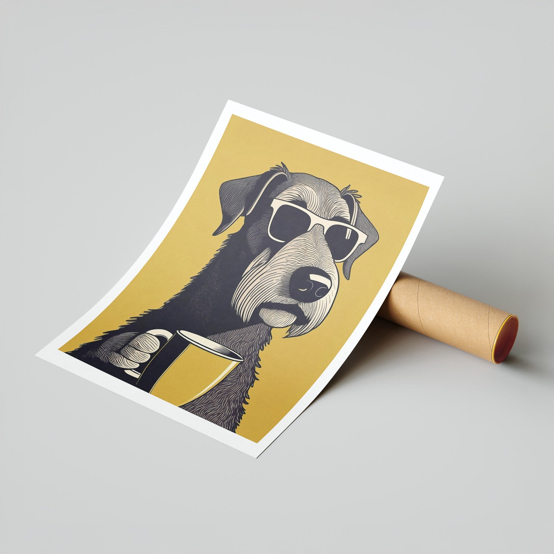 Wolfhound Chillin Coffee Dog image 7