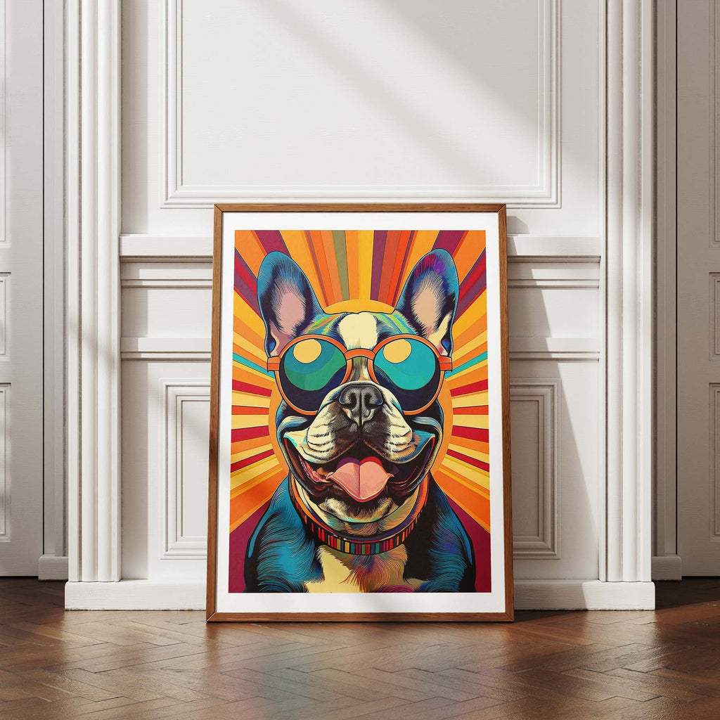 French Bull Dog In Colourful Sunnies 8 image 4