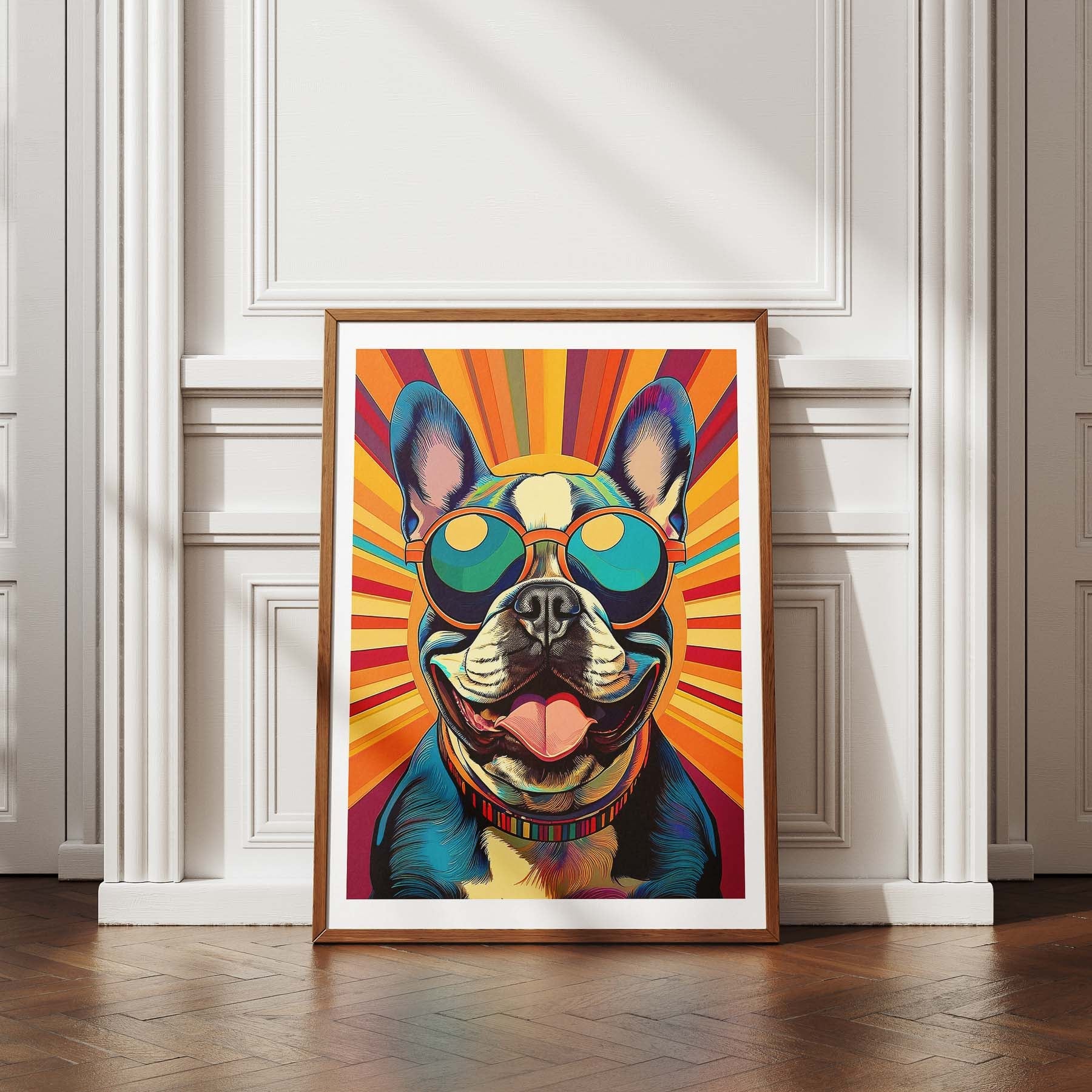 French Bull Dog In Colourful Sunnies 8 image 4