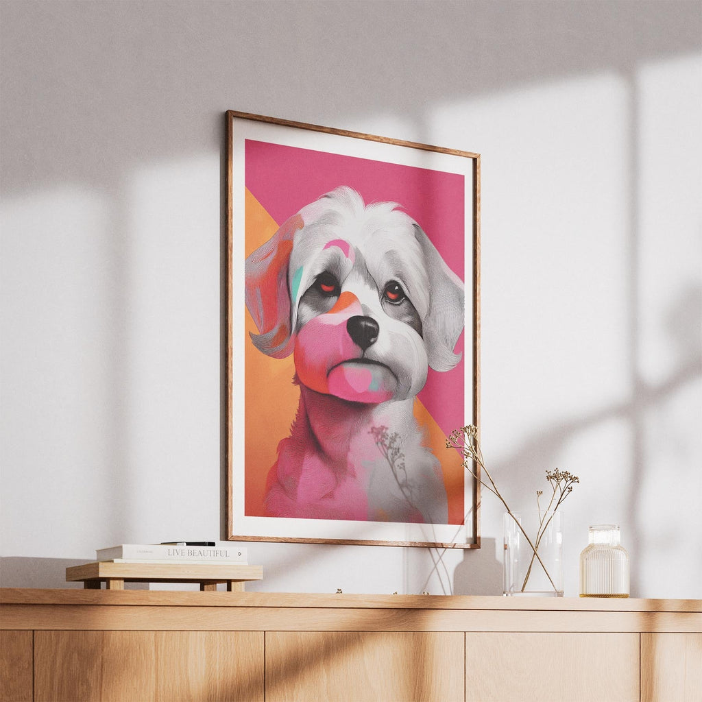 Maltese Modern Pop Dog Series image 5