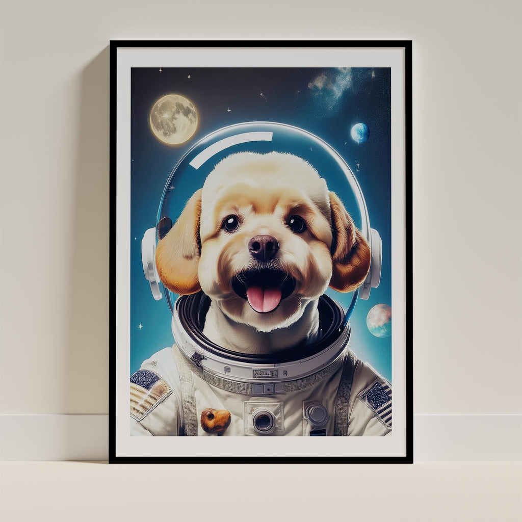 Bichon Frise Astronaut Dog Series image 0