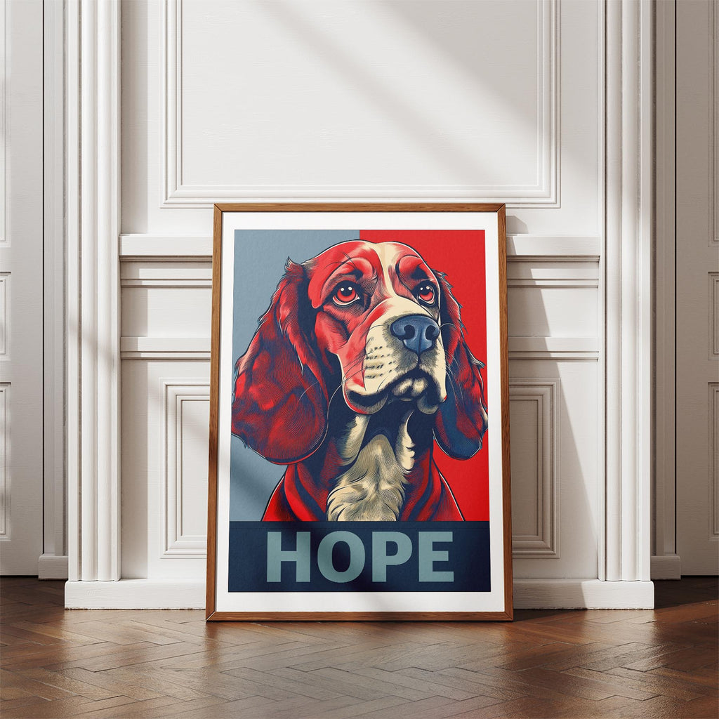 Cocker Spaniel HOPE Series Inspired by the Obama Poster image 4