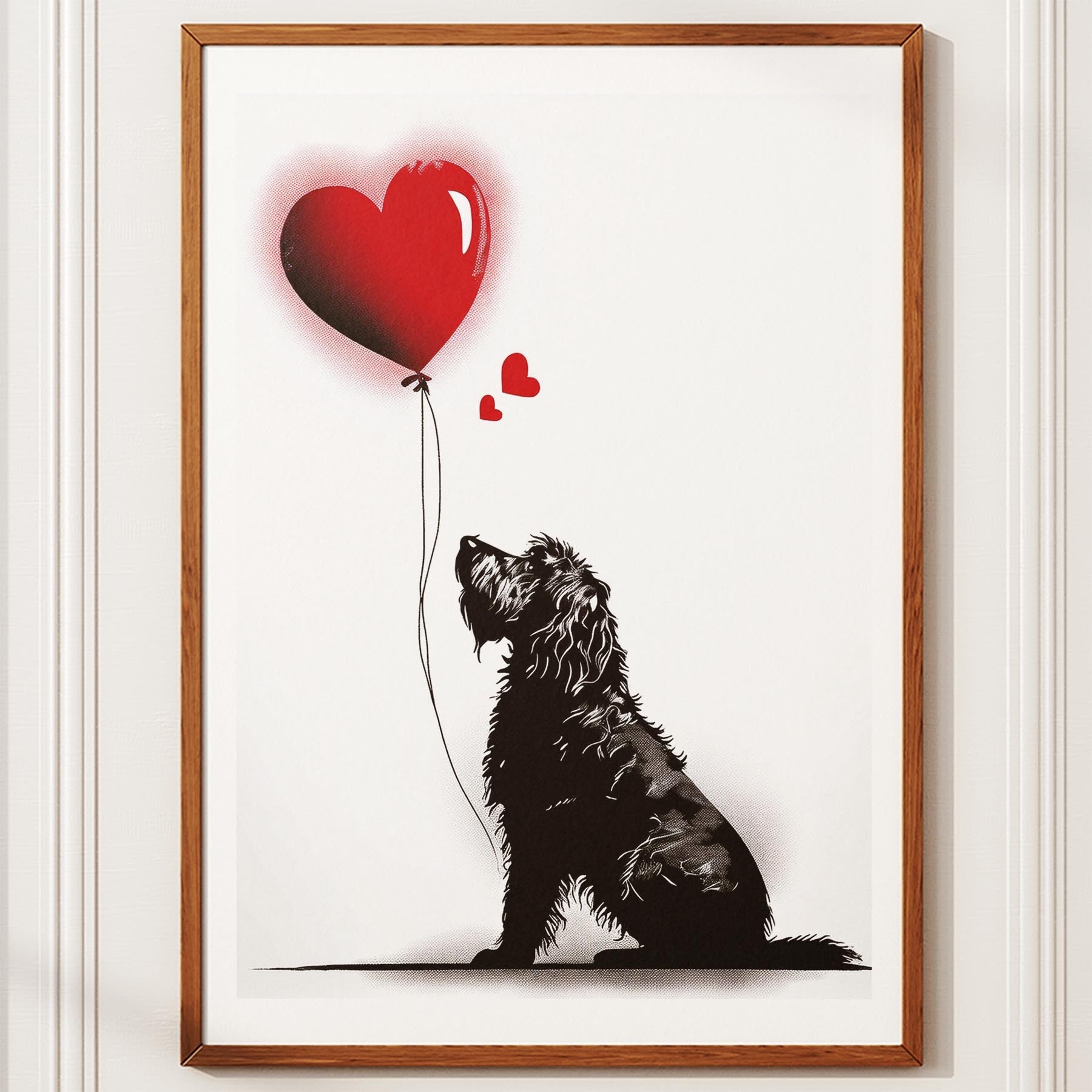 Old English Sheepdog DOGSY Series inspired by the Art of Banksy image 10