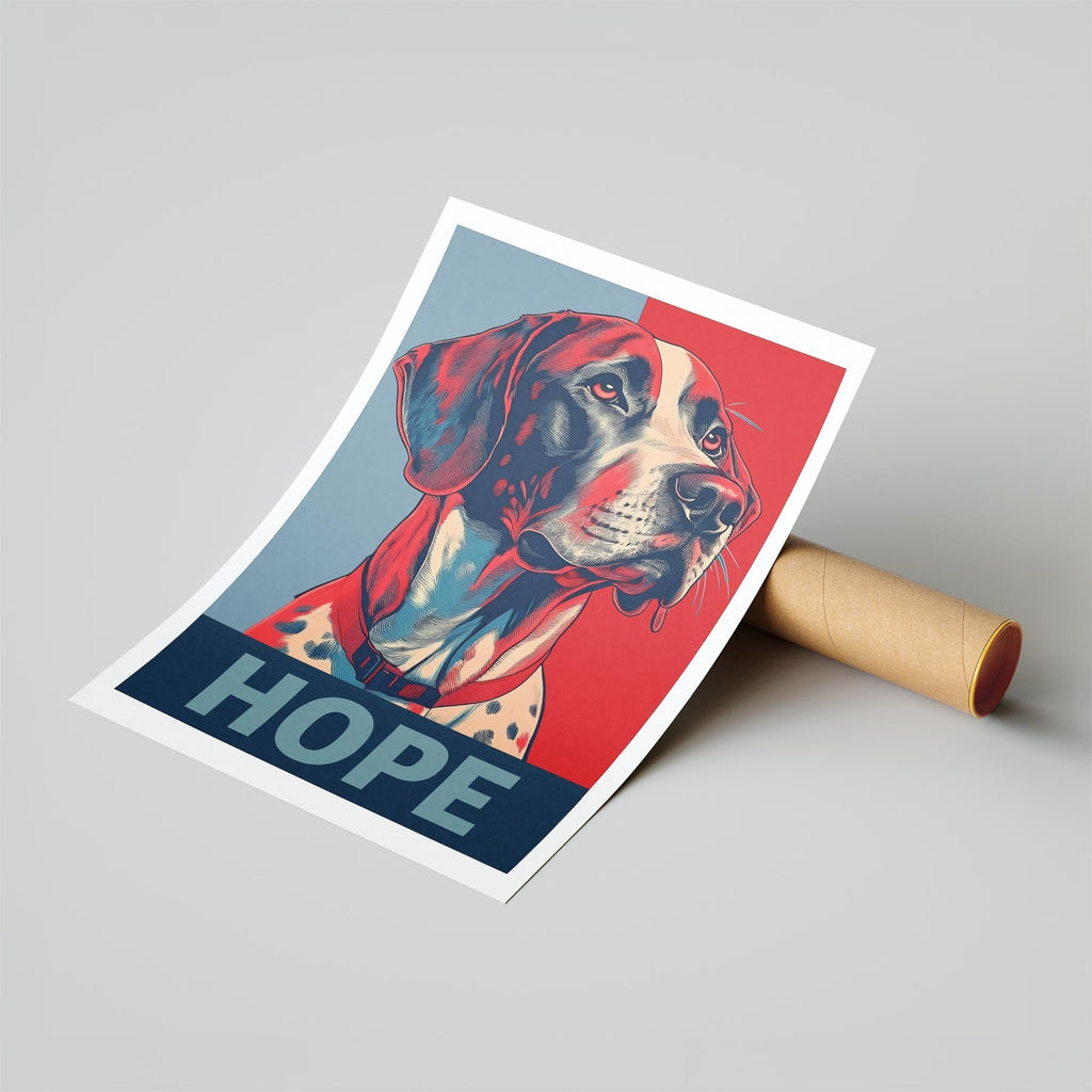 German Pointer HOPE Series Inspired by the Obama Poster image 6
