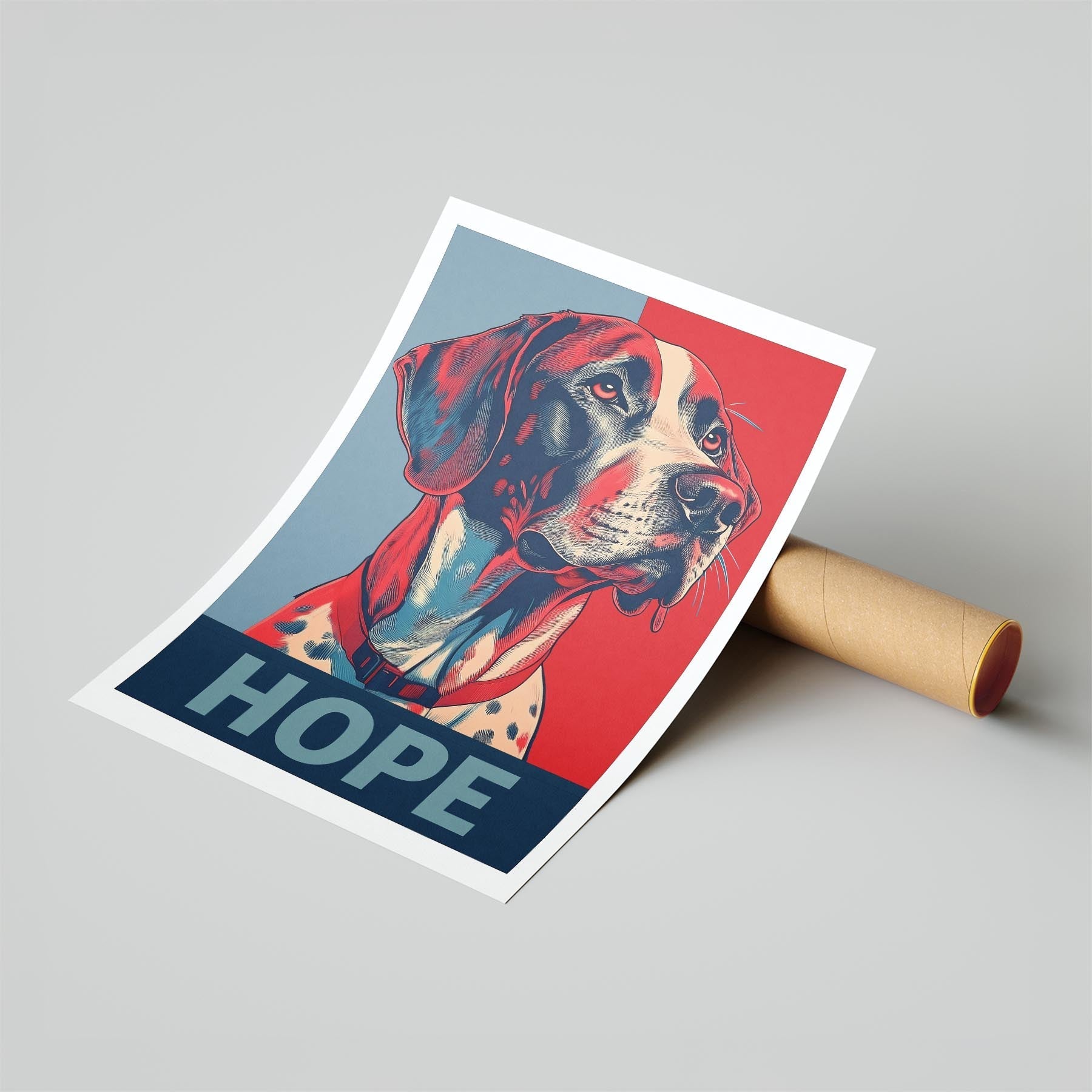 German Pointer HOPE Series Inspired by the Obama Poster image 6