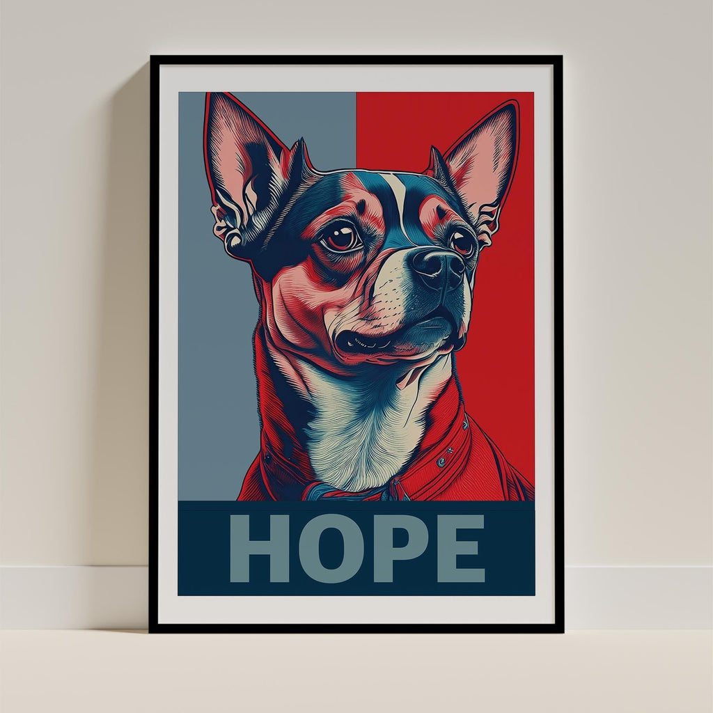 Chihuahua HOPE Series Inspired by the Obama Poster image 11