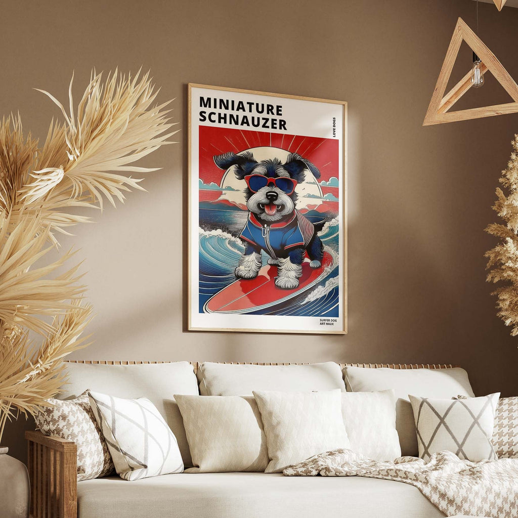 Miniature Schnauzer Hokosai Surfer Dogs 1 image 5