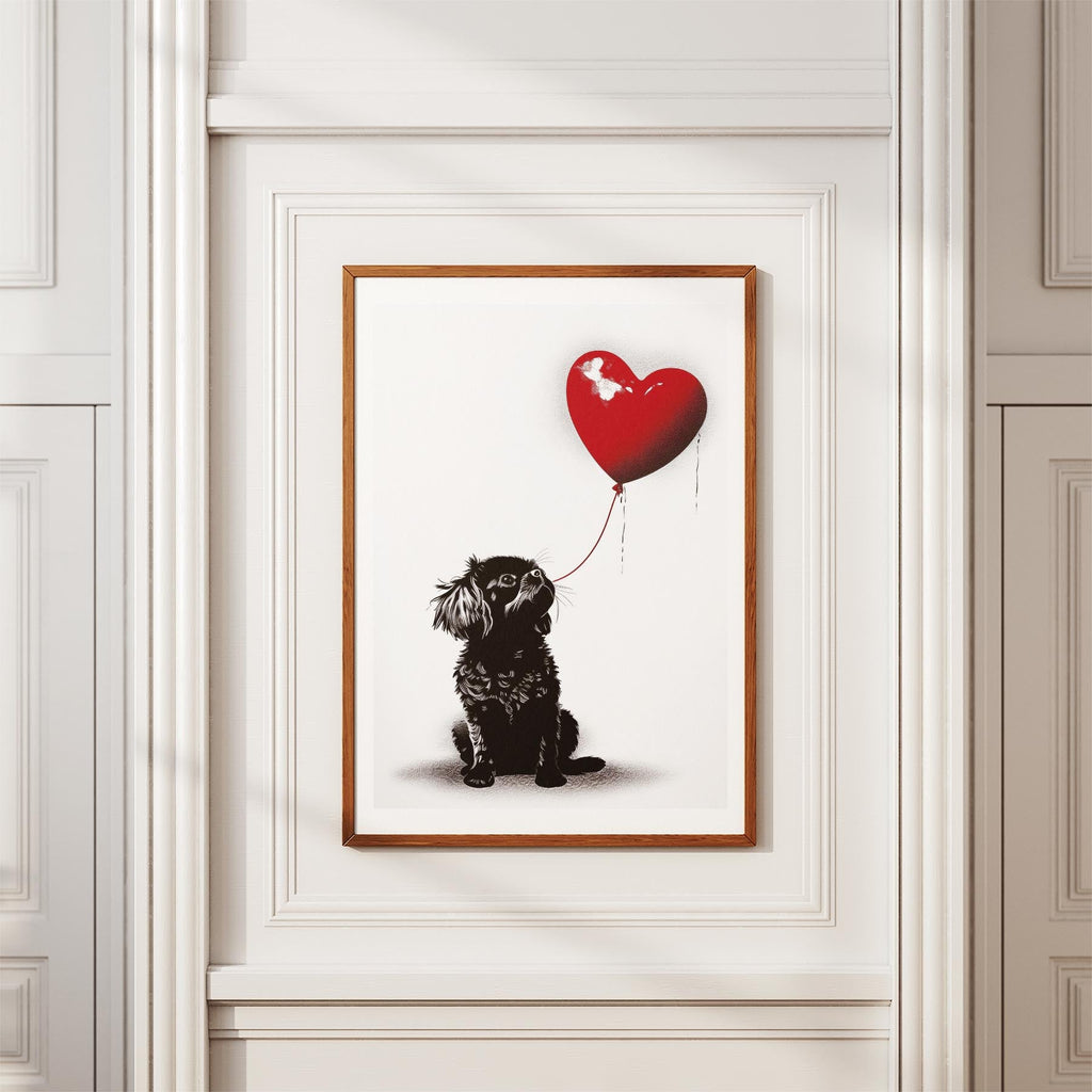 Japanese Chin DOGSY Series inspired by the Art of Banksy image 3