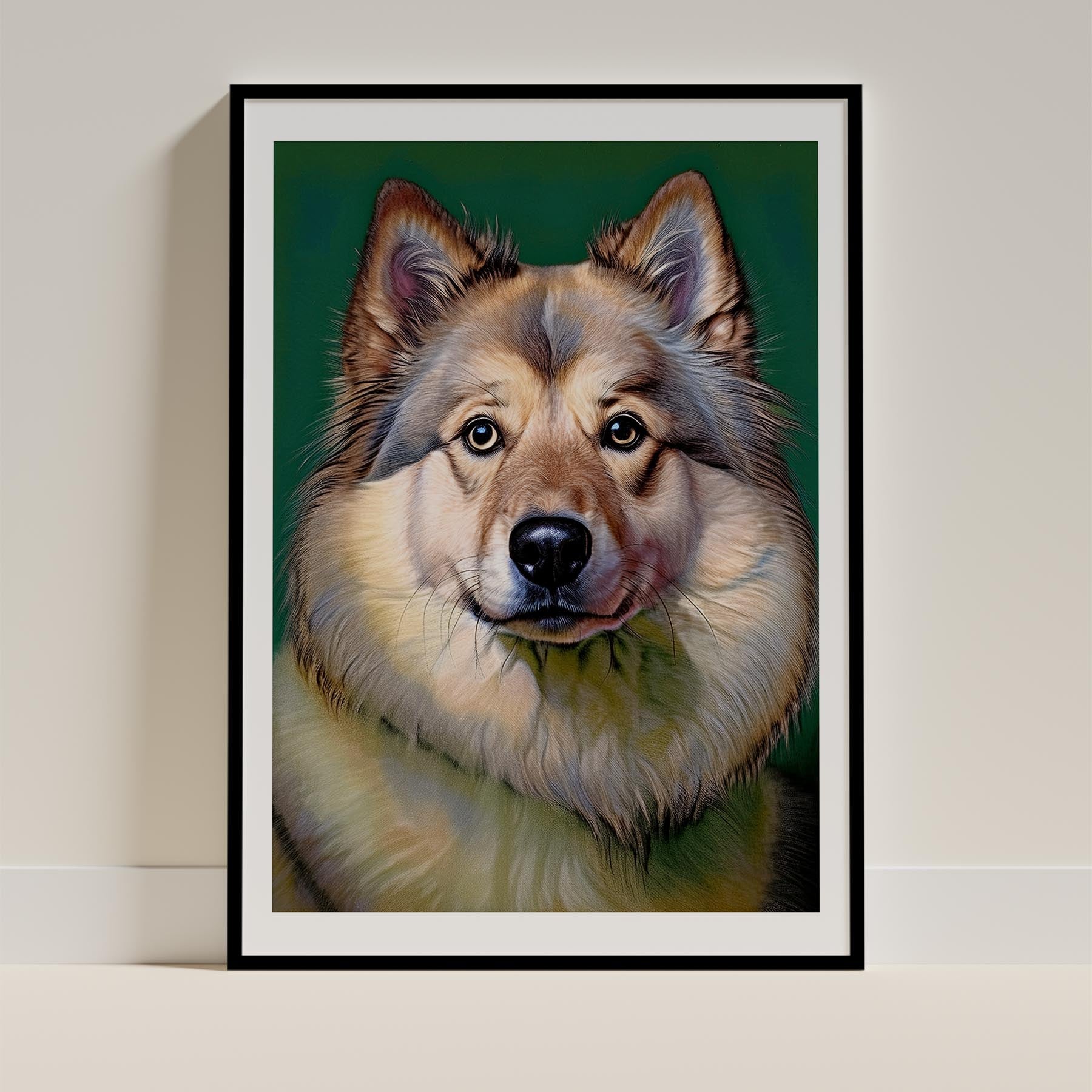 Samoyed Green Painted Series image 0
