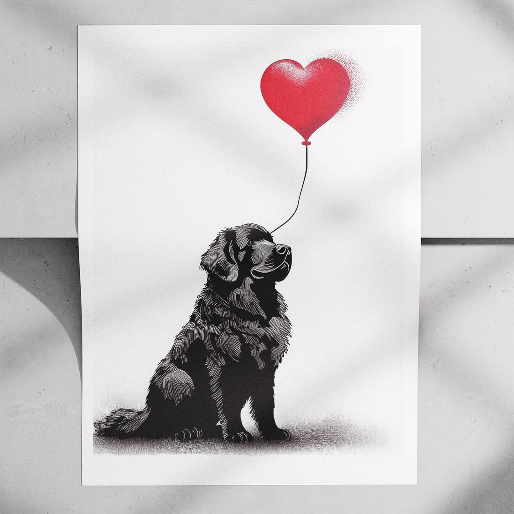 Newfoundland DOGSY Series inspired by the Art of Banksy image 7