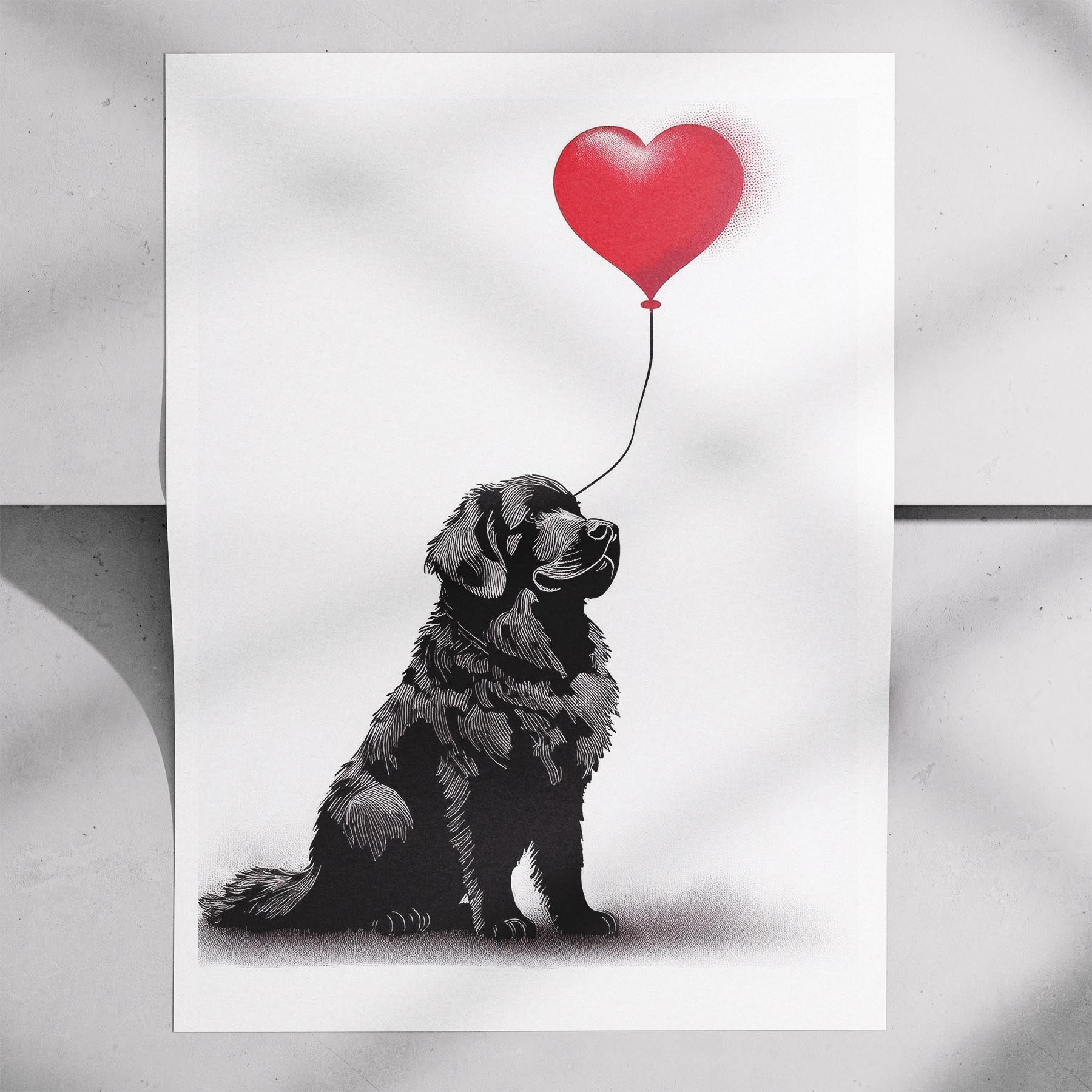 Newfoundland DOGSY Series inspired by the Art of Banksy image 7