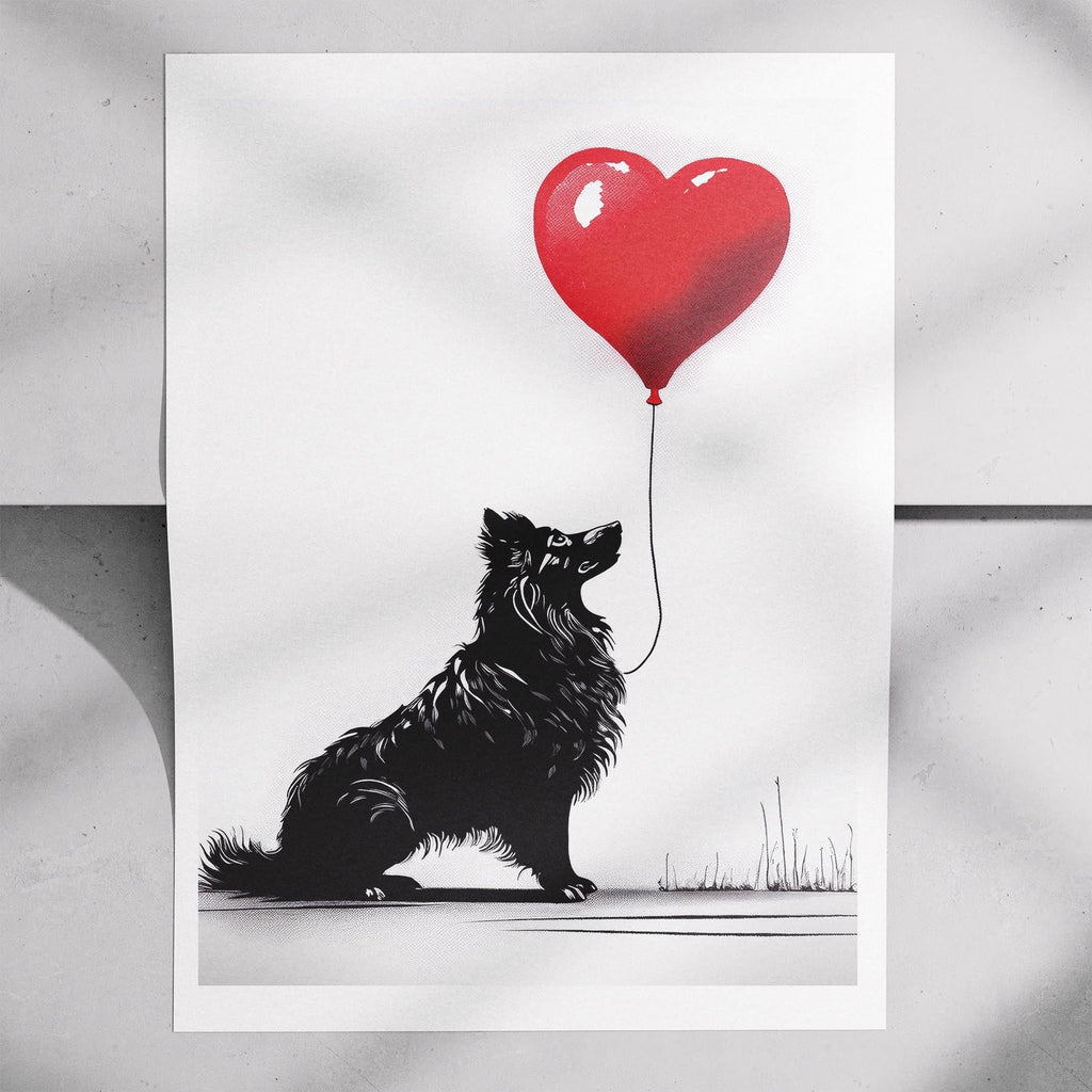 Shetland Sheepdog DOGSY Series inspired by the Art of Banksy image 7