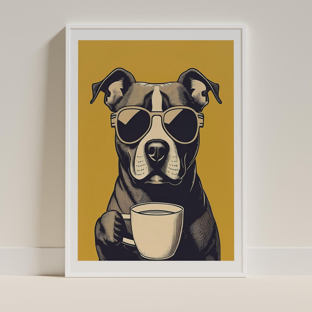 Staffordshire Chillin Coffee Dog image 10