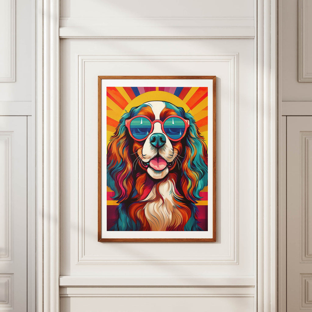 Cavalier King Charles Spaniel In Colourful Sunnies 2 image 2