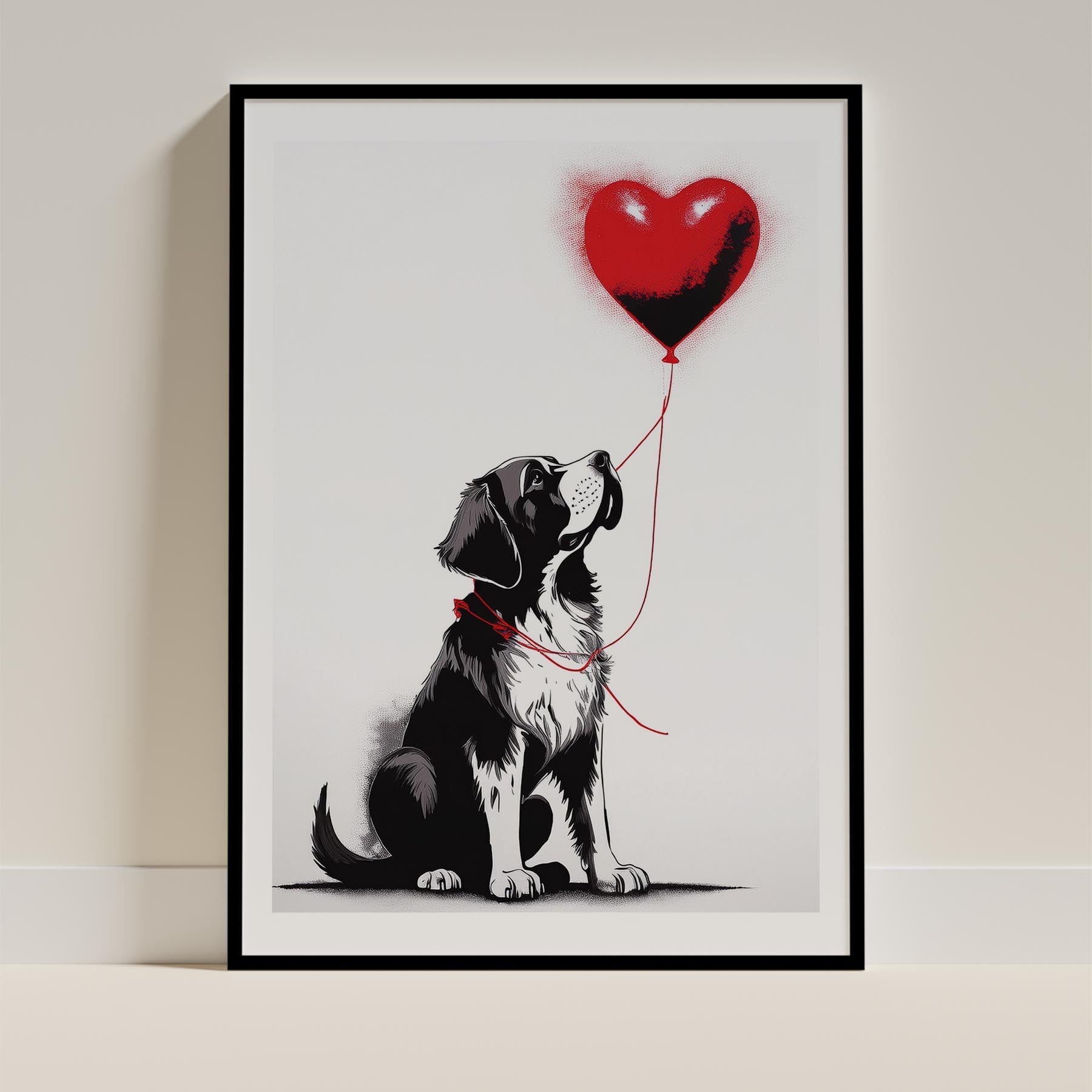 Saint Bernard DOGSY Series inspired by the Art of Banksy image 11