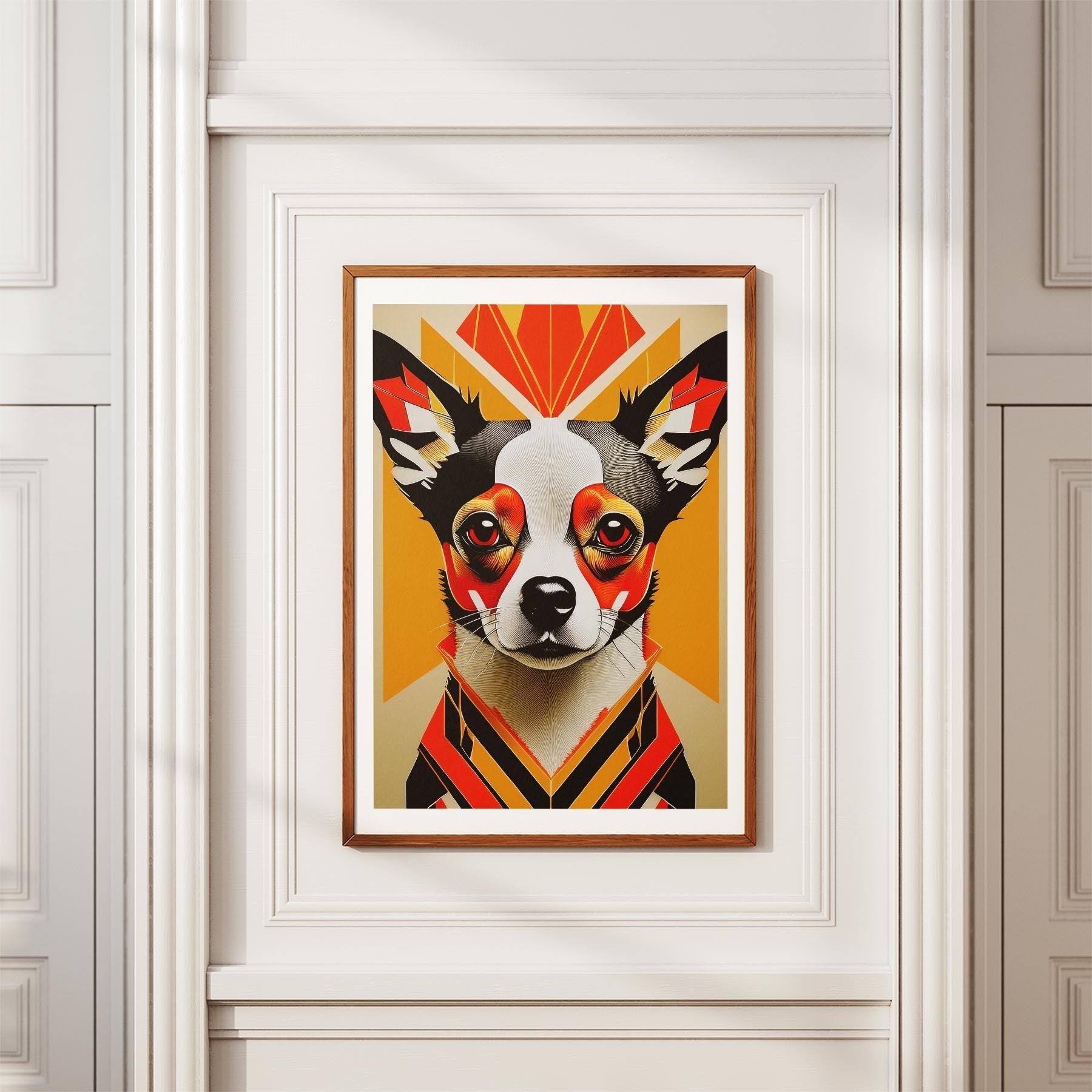 Chihuahua Geometric Orange Series image 3