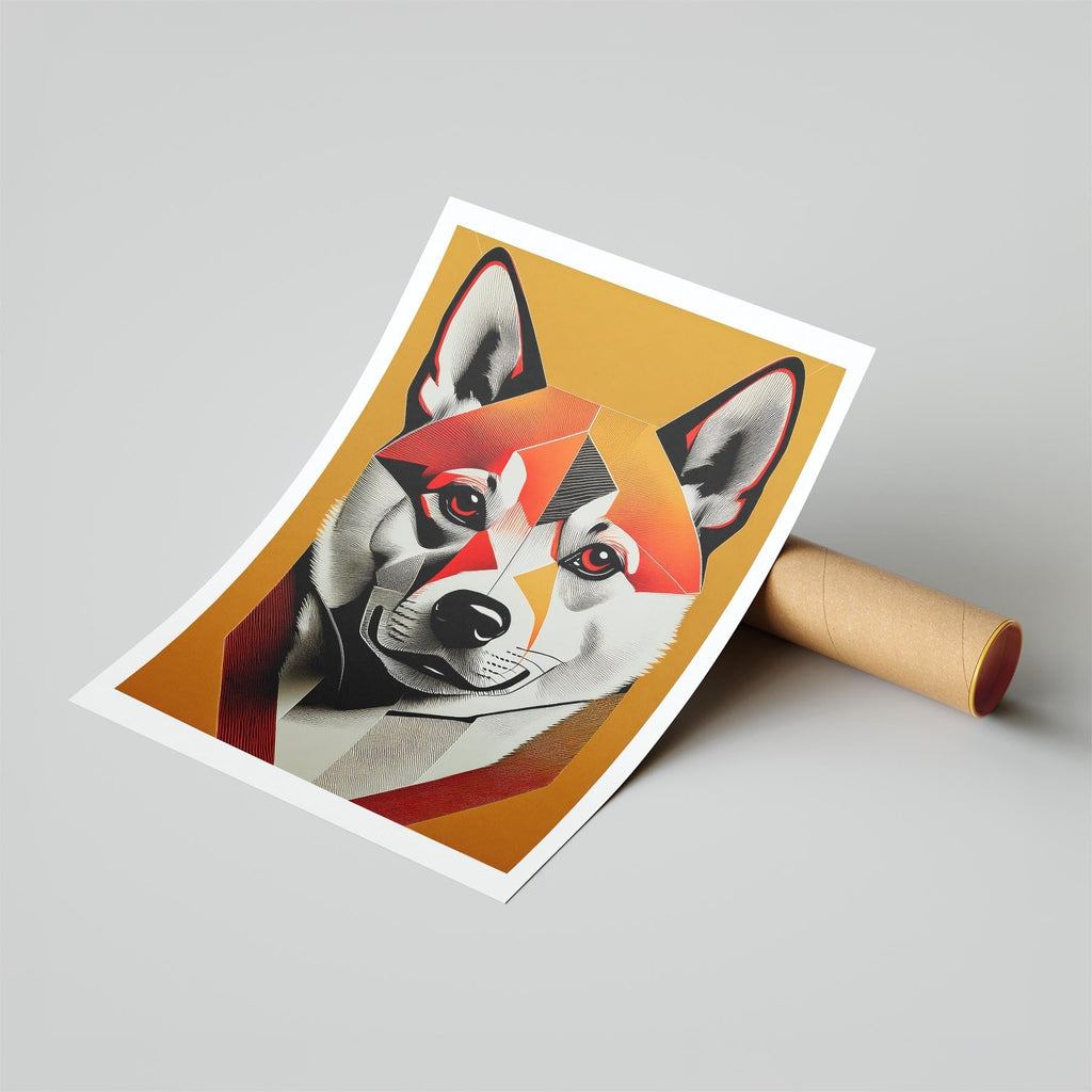 Shiba Geometric Orange Series image 6